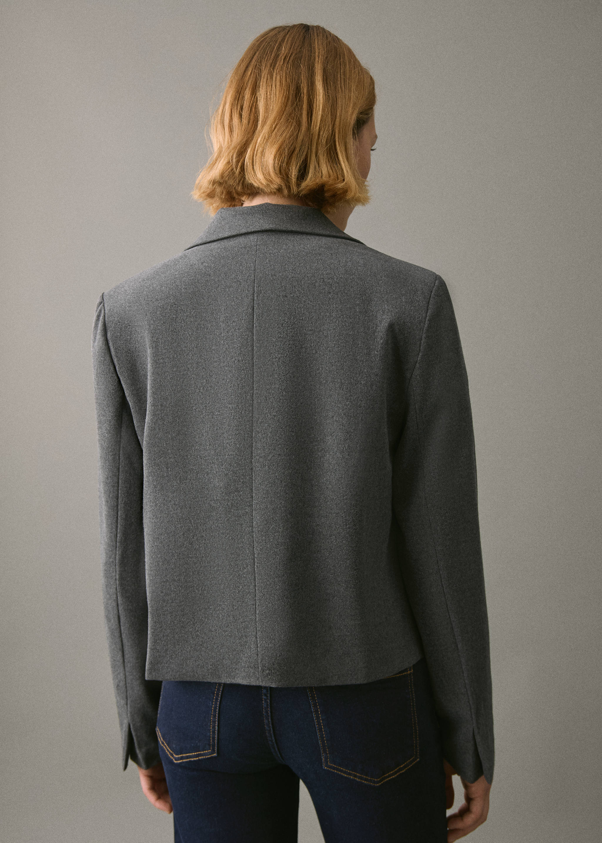 Blazer court à revers - Verso de l’article