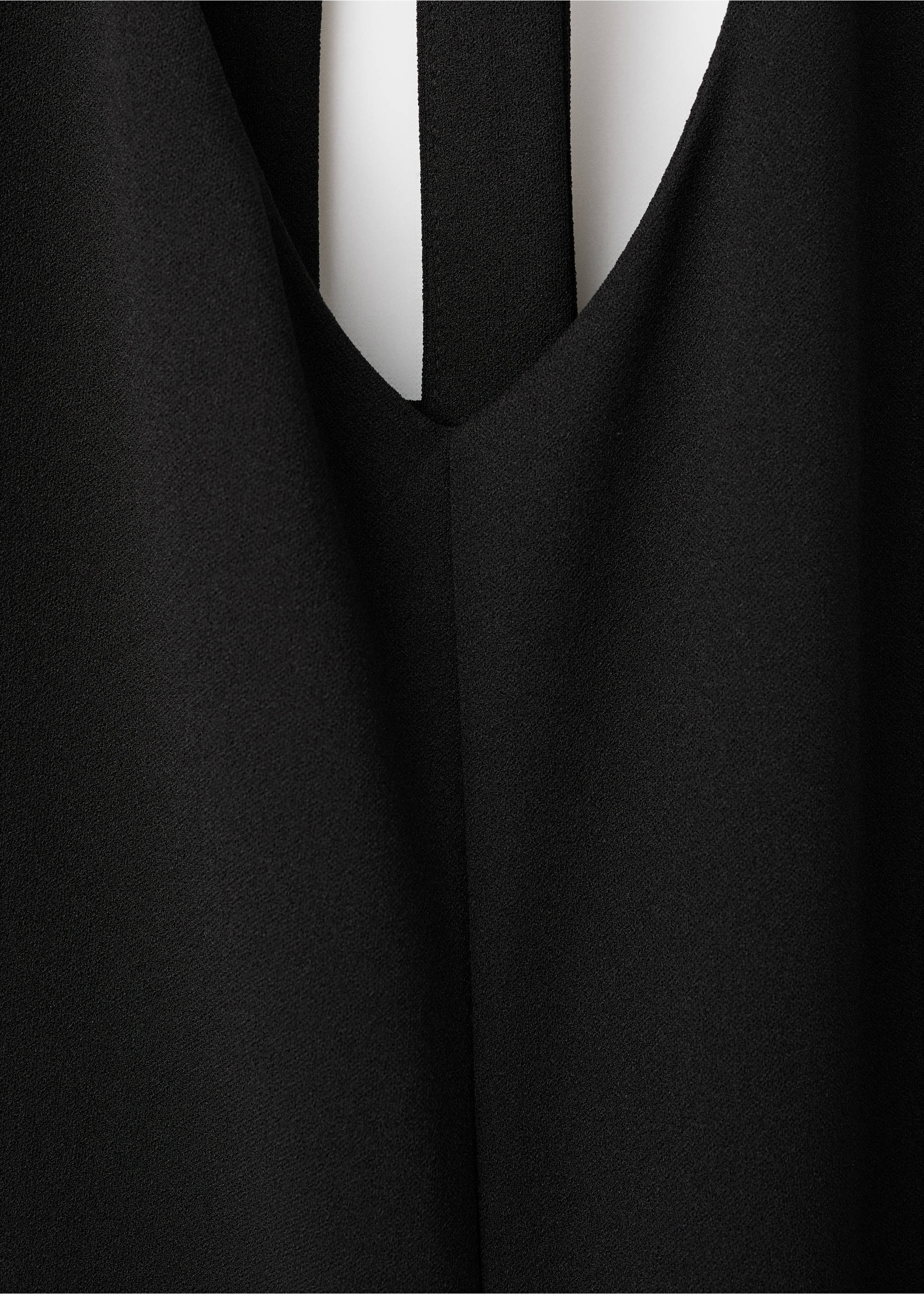 Langer Neckholder-Jumpsuit - Detail des Artikels 8, Schwarz. Ref: 17048273-00.