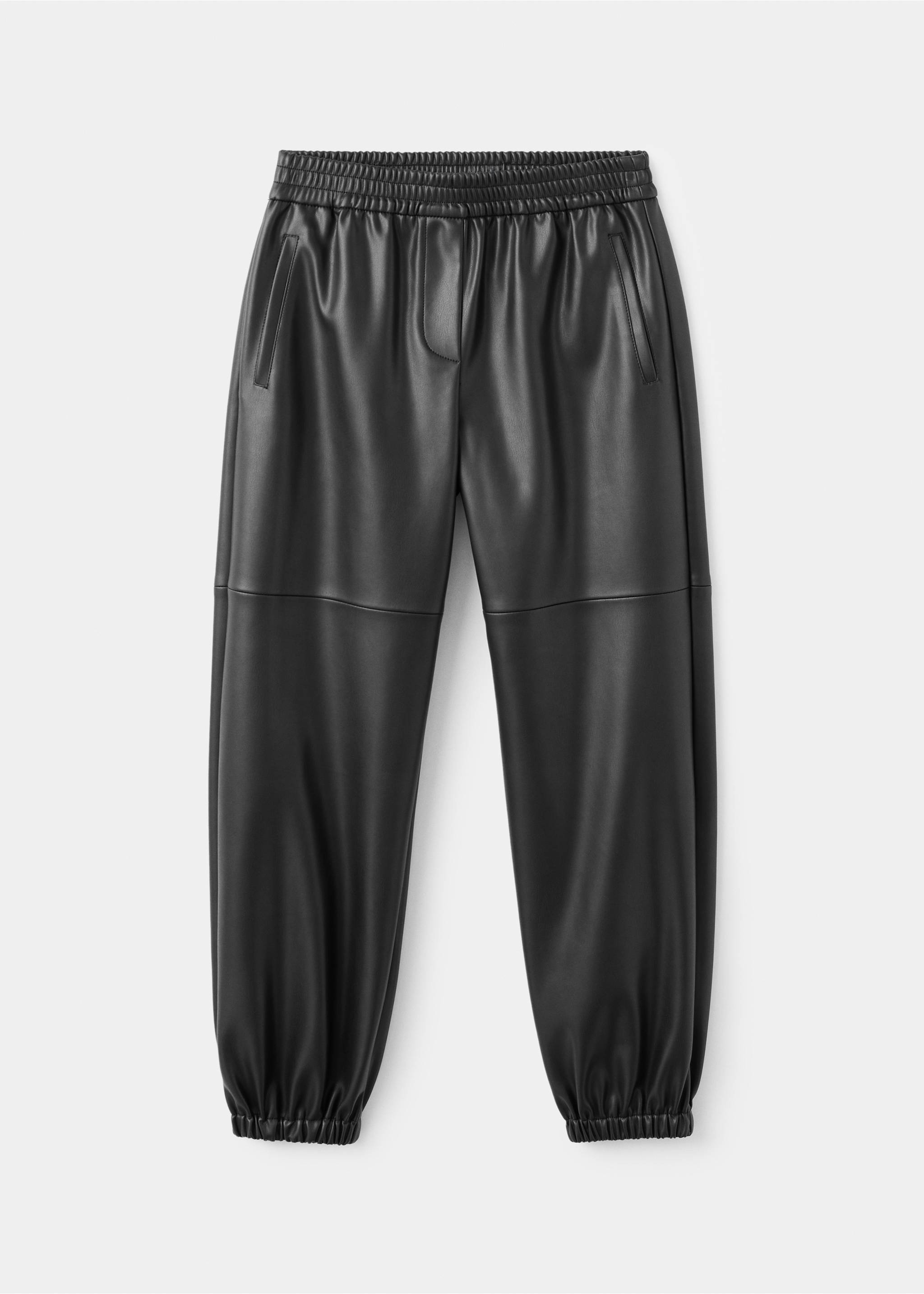 Polyester jogger pants - Article without model, Black. Ref: 17048280-00.