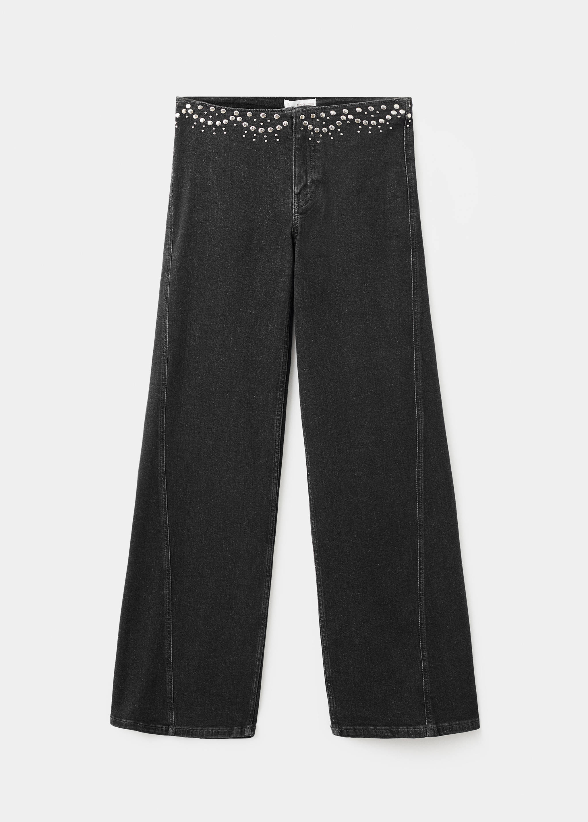 Jean taille basse à clous - Article sans modèle