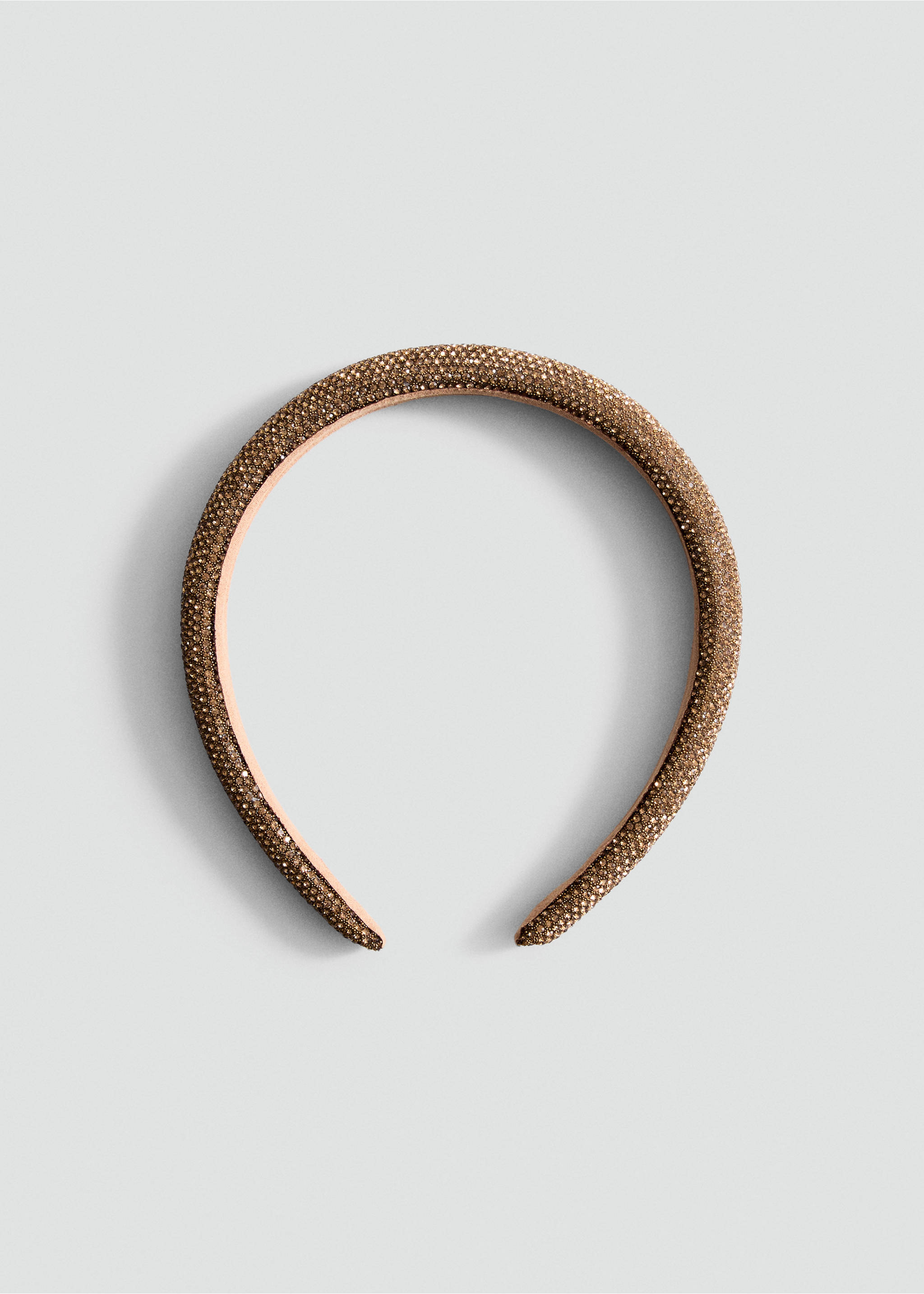 Crystal headband - Article without model, Gold. Ref: 17048289-00.