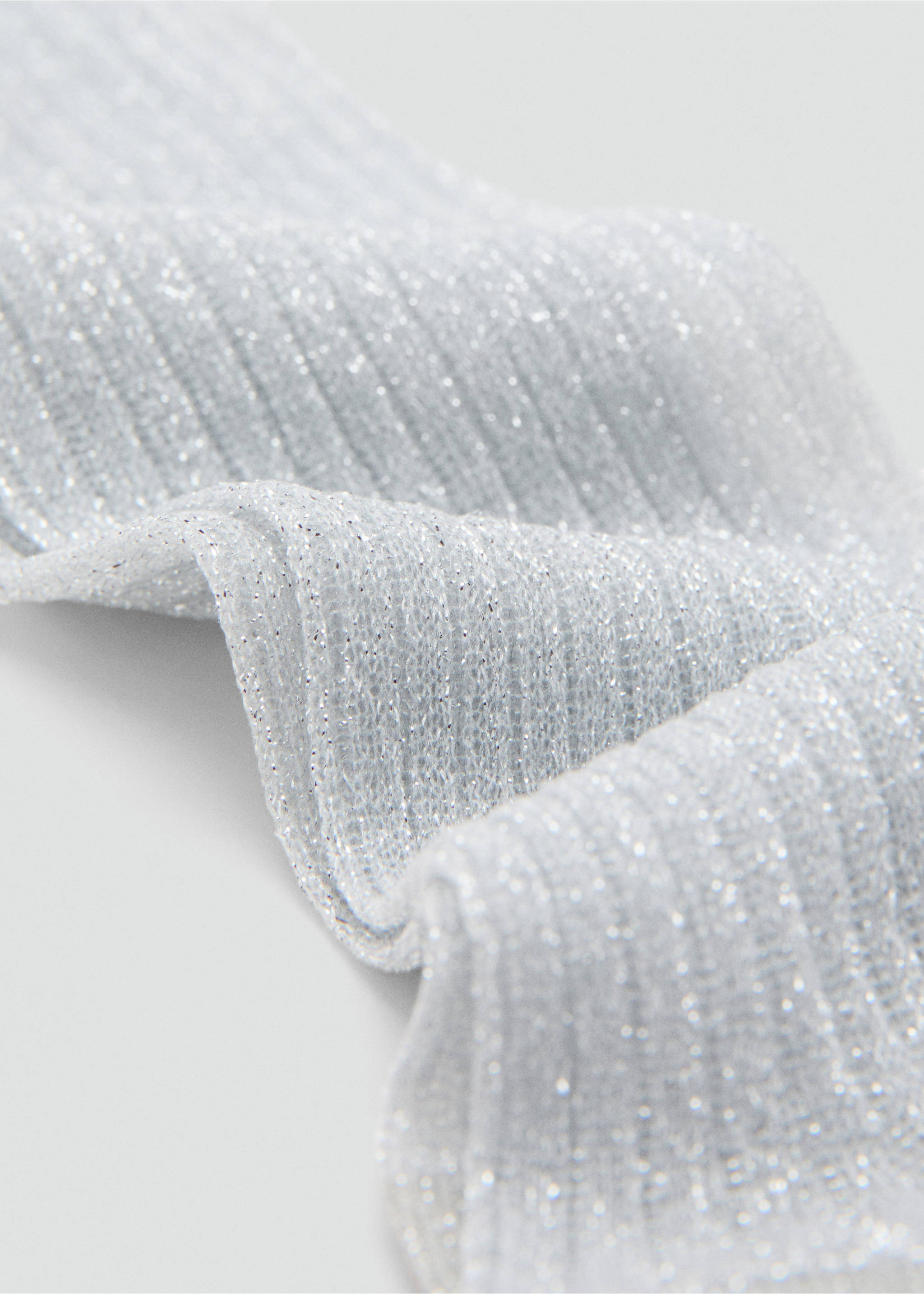 Lange Lurex-Socken - Detail des Artikels 2, Grau. Ref: 17048290-00.