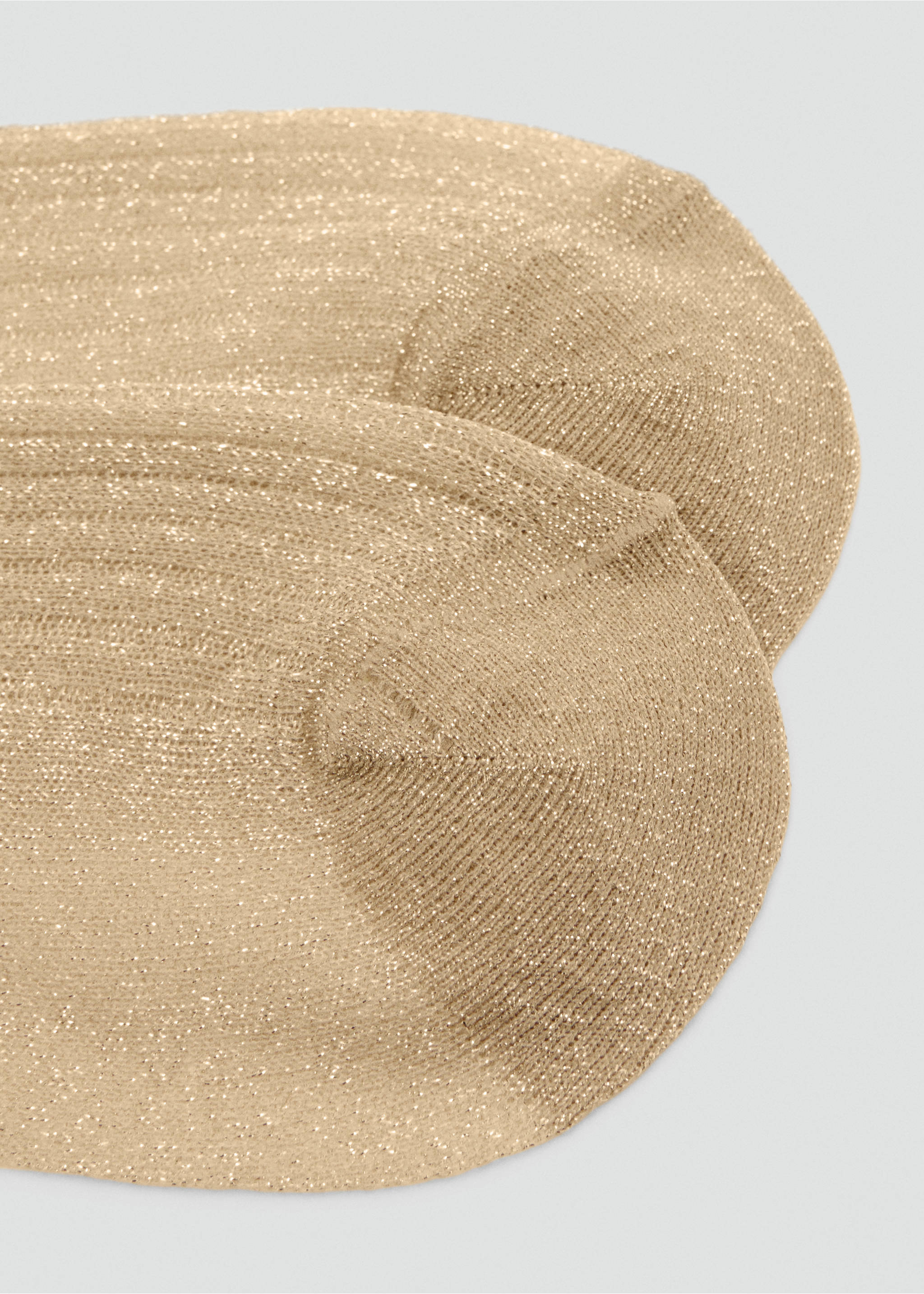 Lange Lurex-Socken - Detail des Artikels 1, Gold. Ref: 17048290-00.