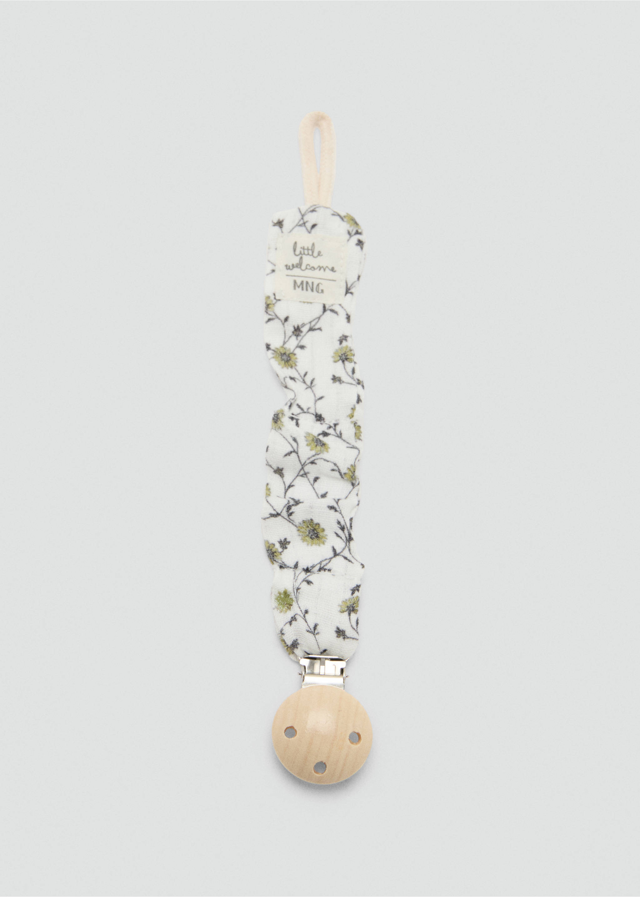 Printed brooch pacifier holder - Medium plane, Off White. Ref: 17048637-00.