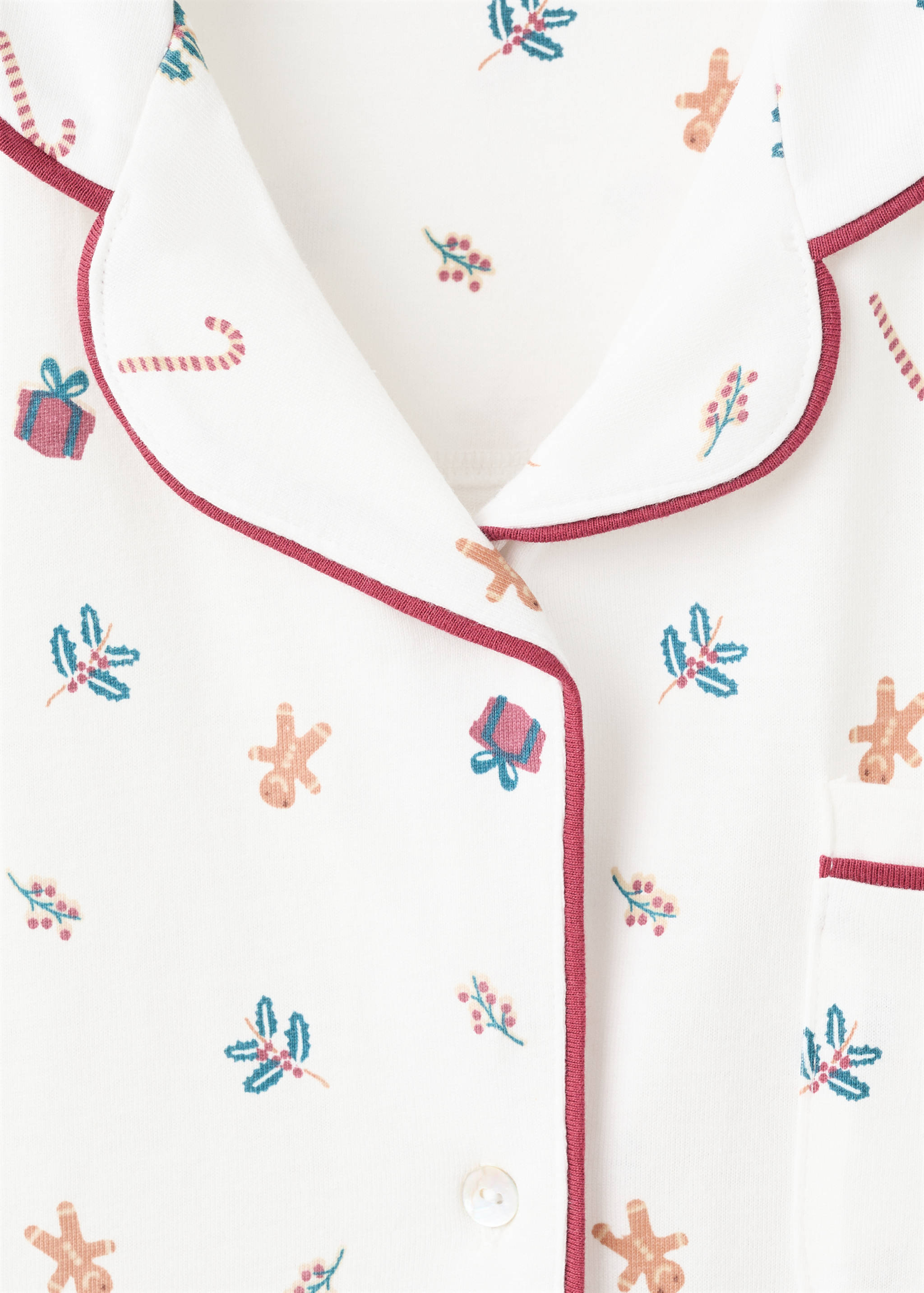 Printed long pyjamas - Details of the article 8