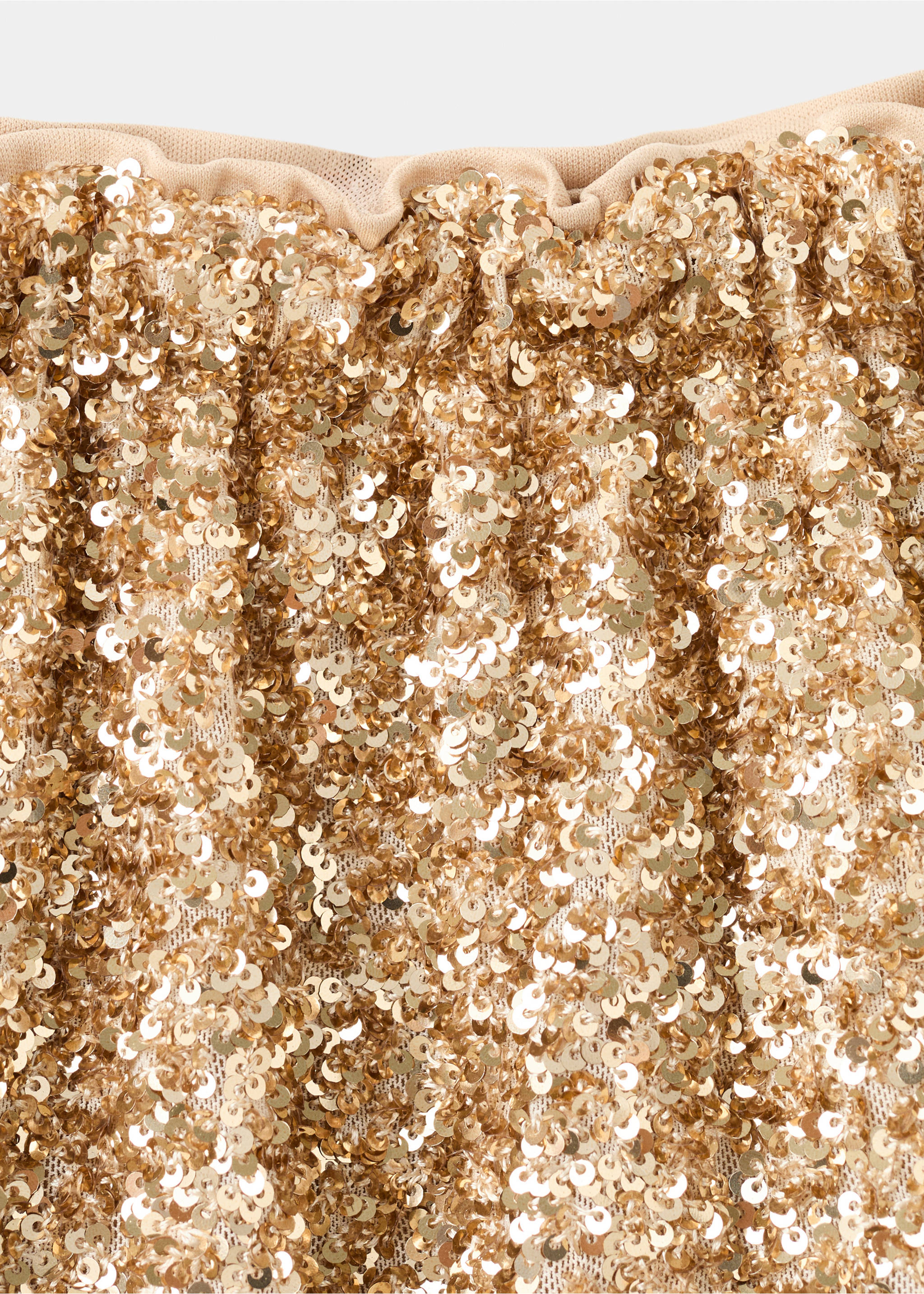 Jupe à paillettes - Détail de l'article 8, Or. Ref: 17049097-00.