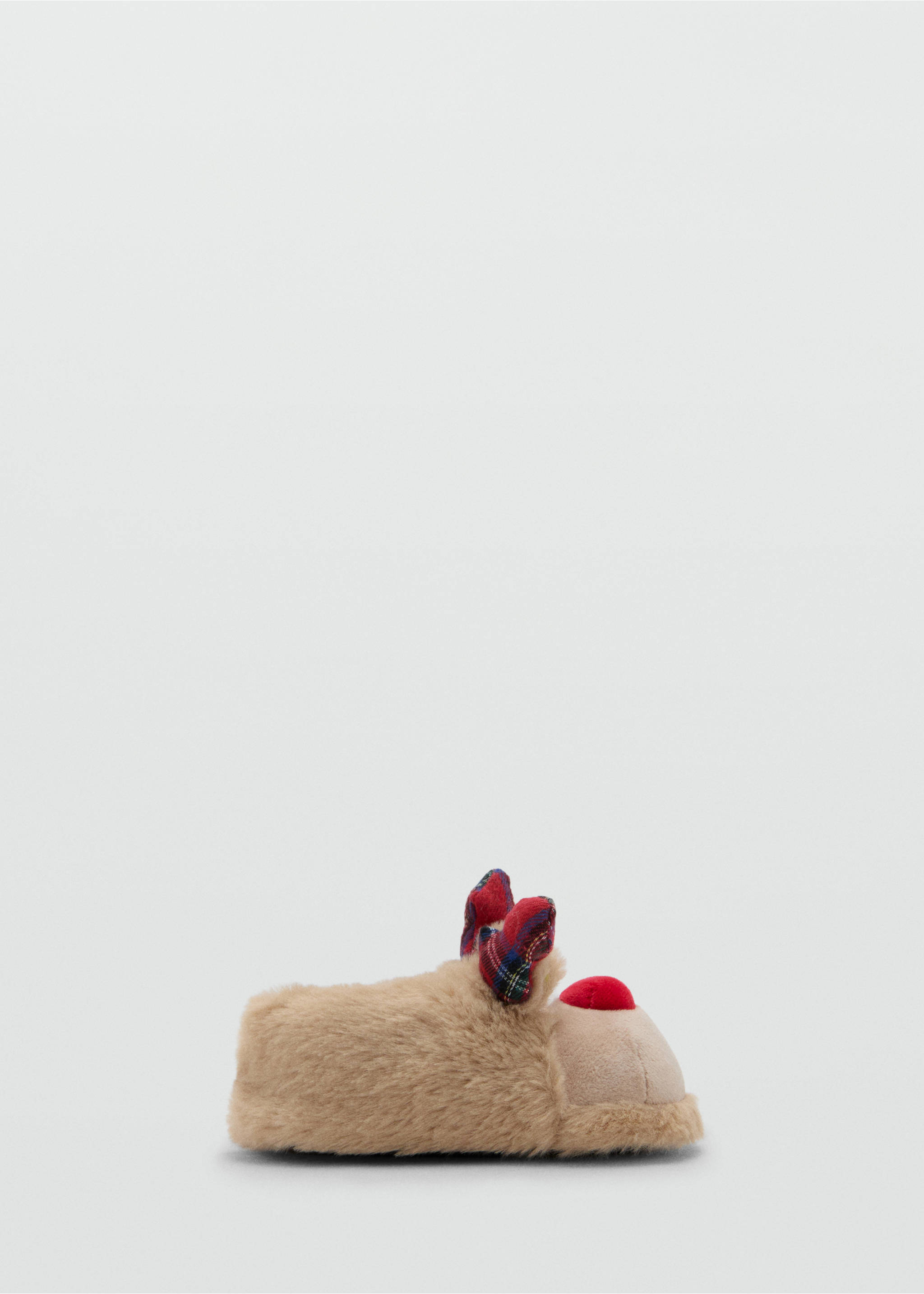 Reindeer slippers - Article without model, Brown. Ref: 17049101-00.