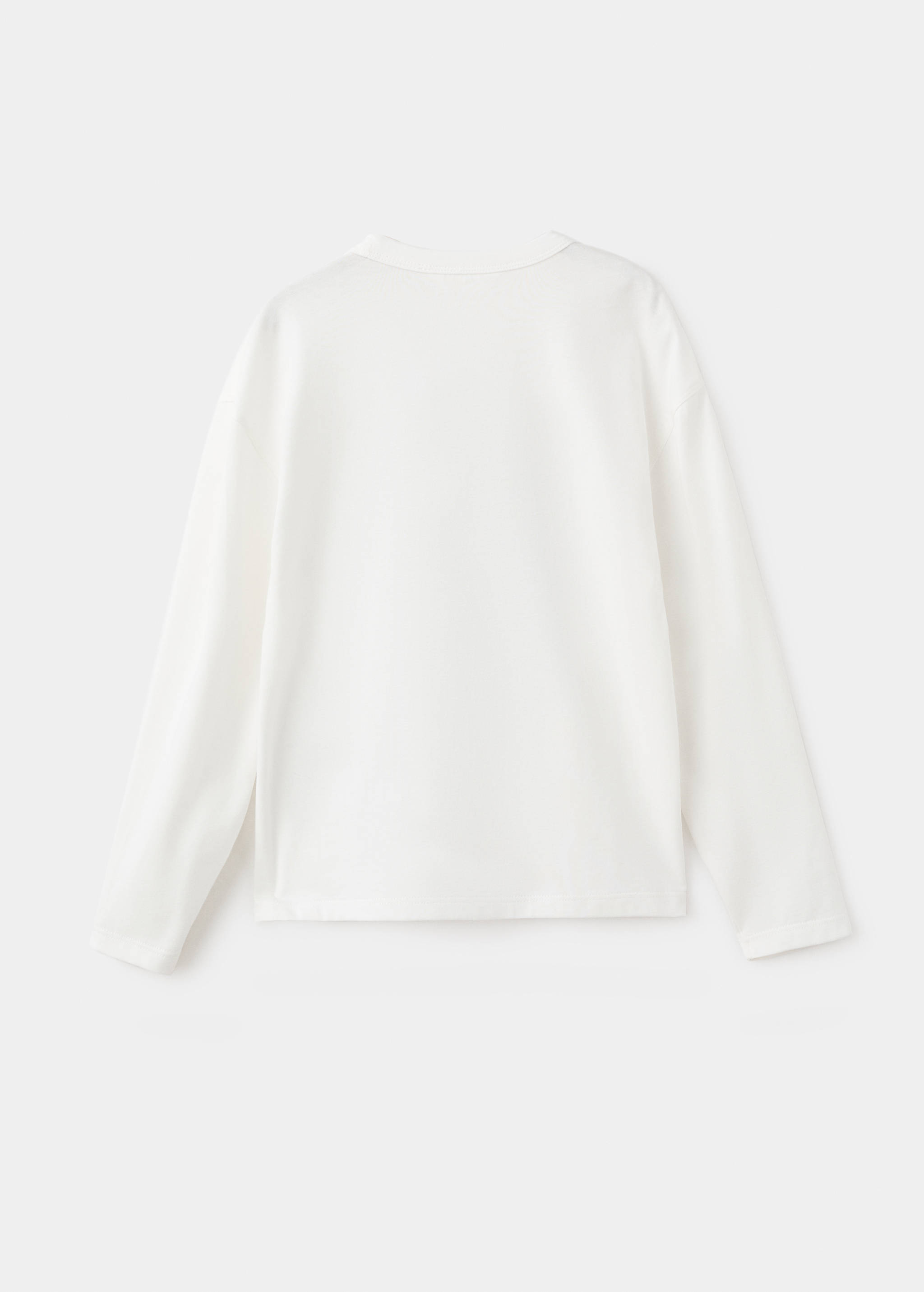 T-shirt with print drawing - Reverse of the article