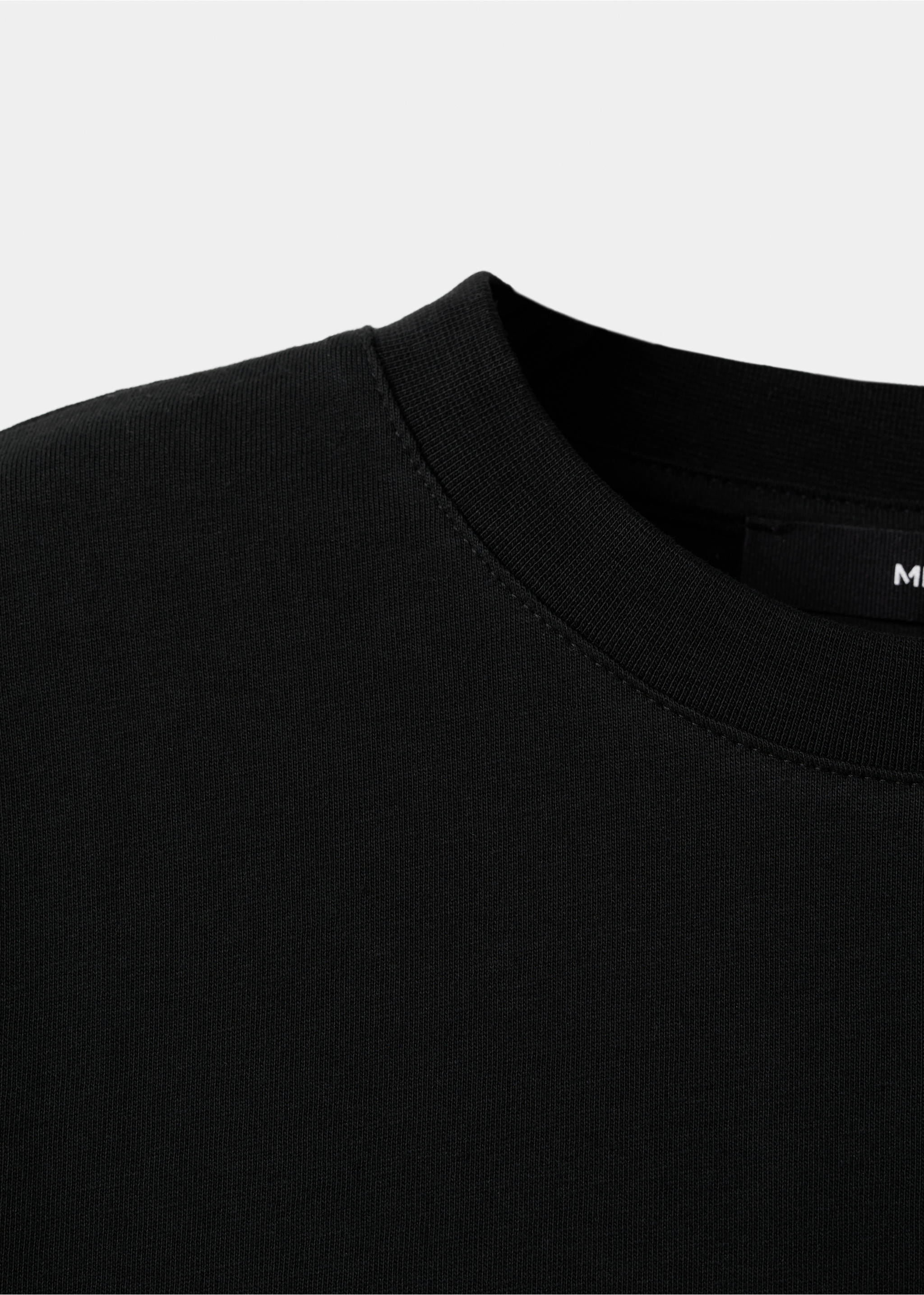 Rhinestone message t-shirt - Details of the article 8, Black. Ref: 17049115-00.