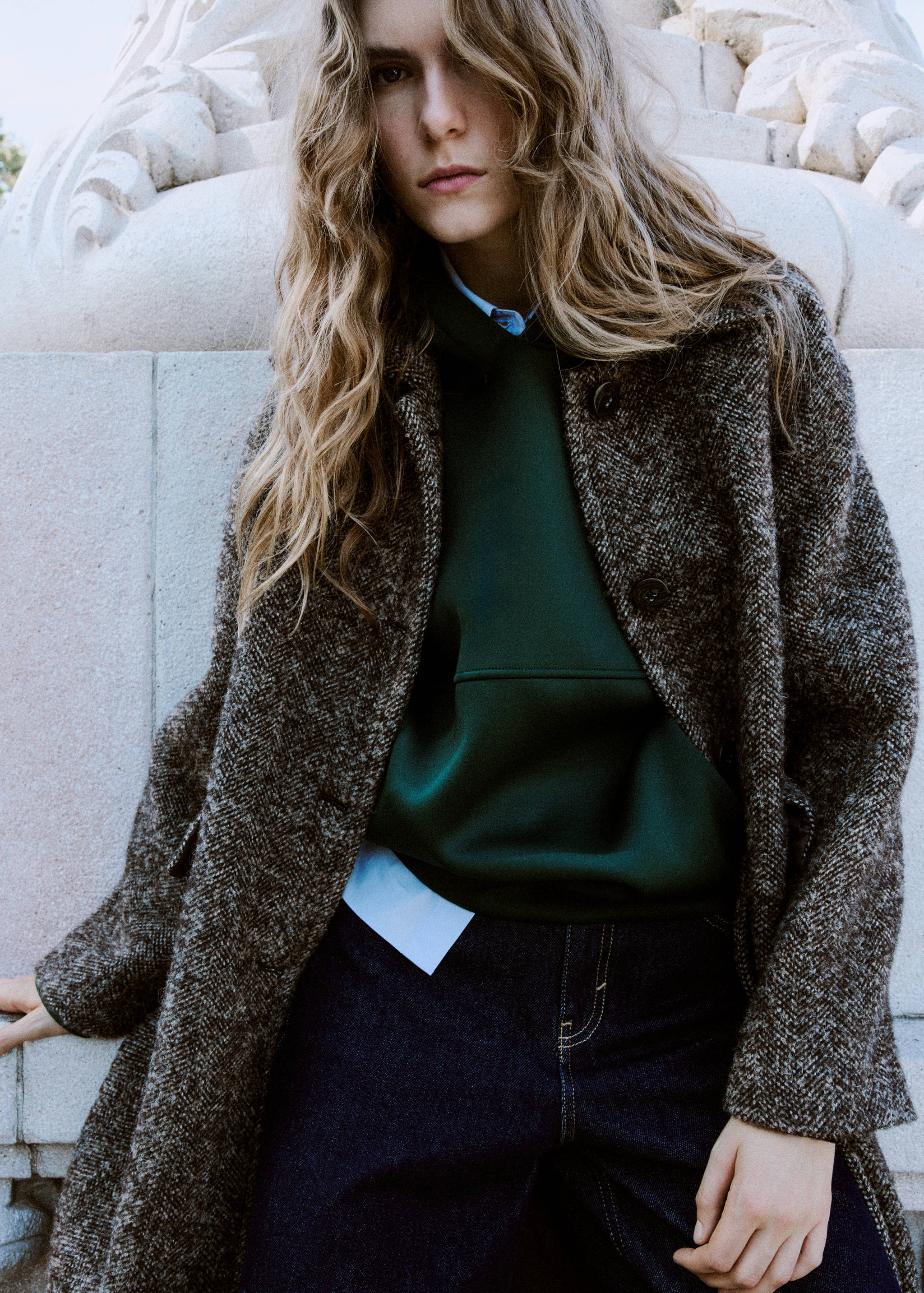 Sweat-shirt oversize capuche - Détail de l'article 1