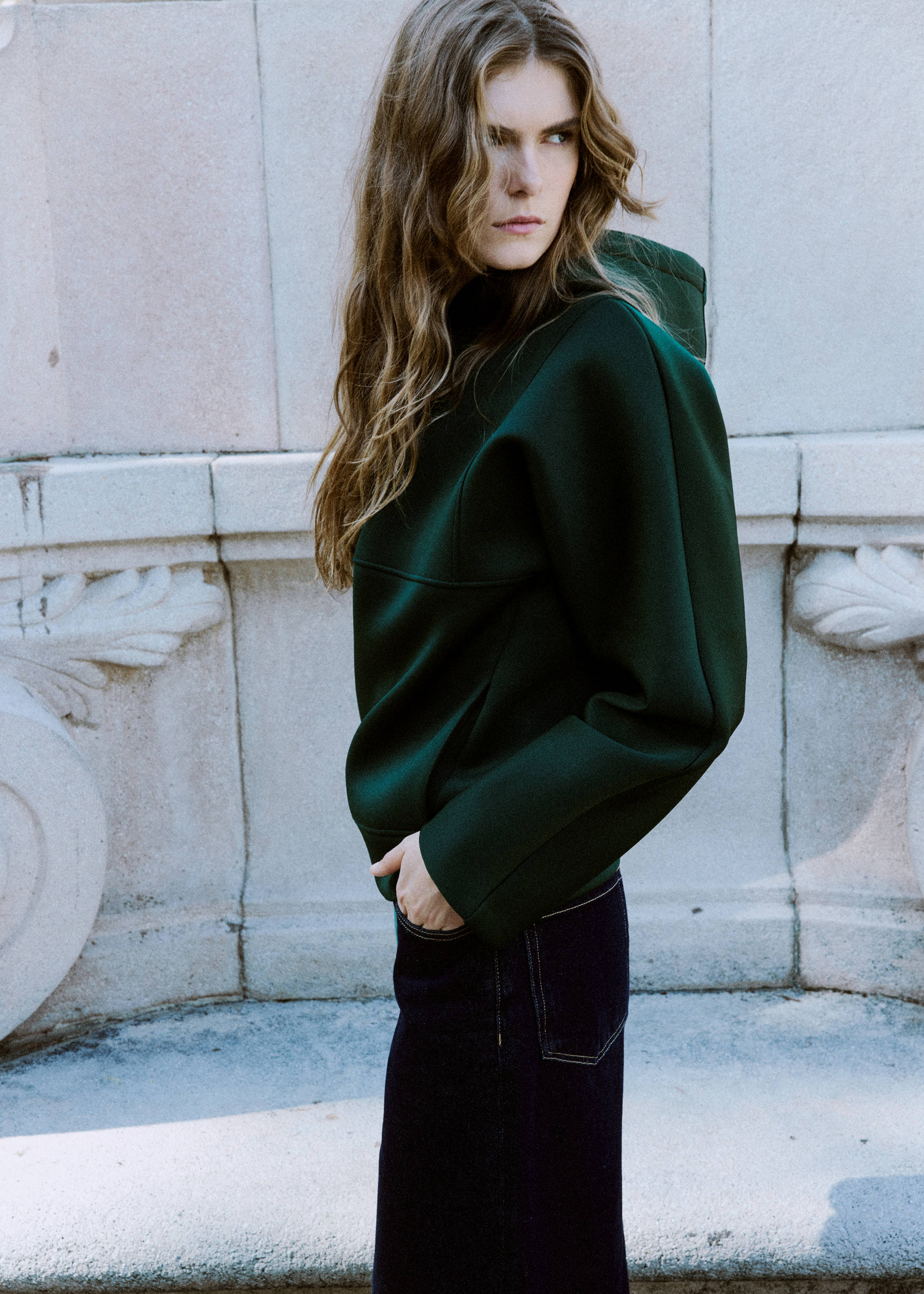 Sweat-shirt oversize capuche - Détail de l'article 2