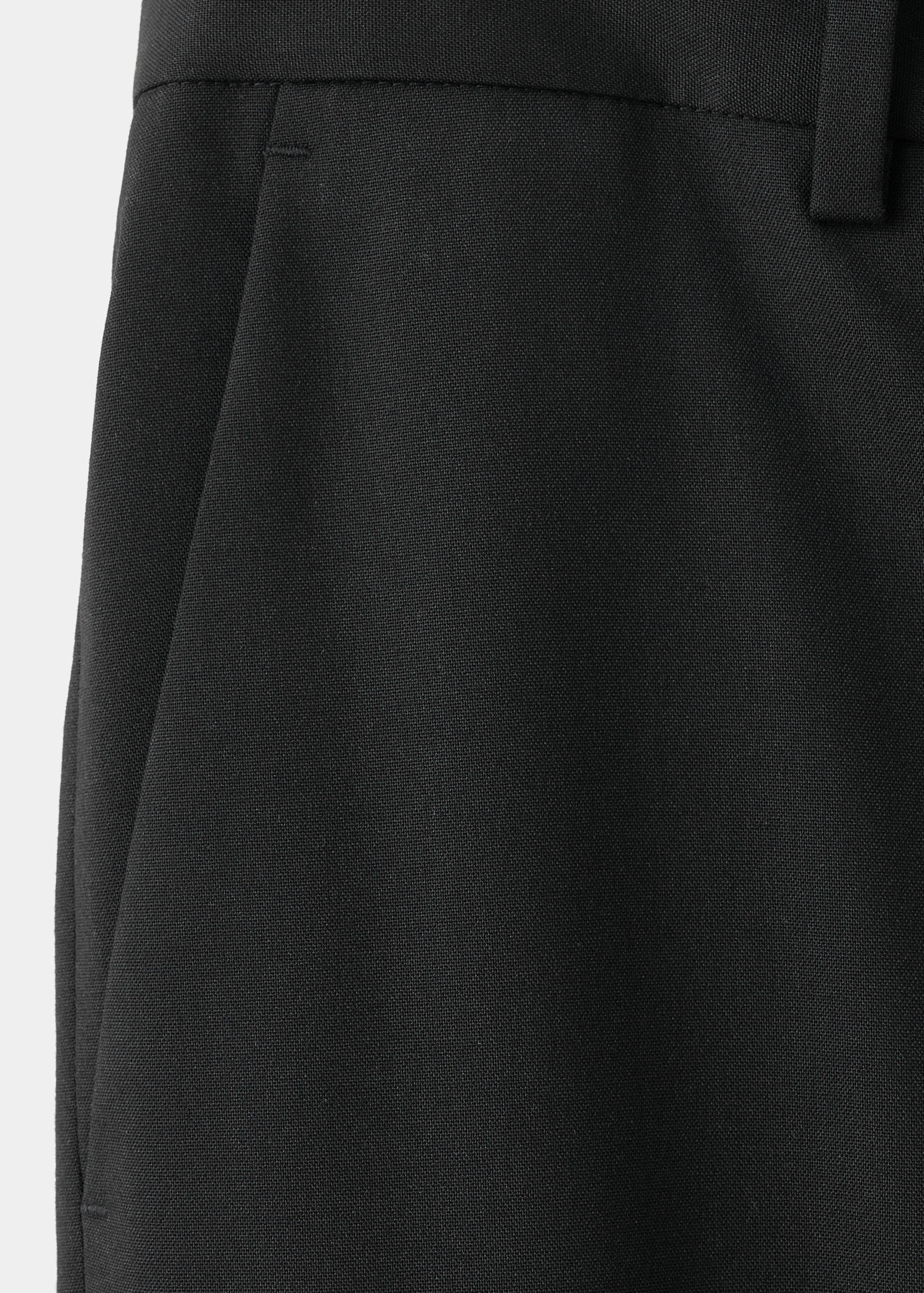 Straight-fit suit trousers - Details of the article 0