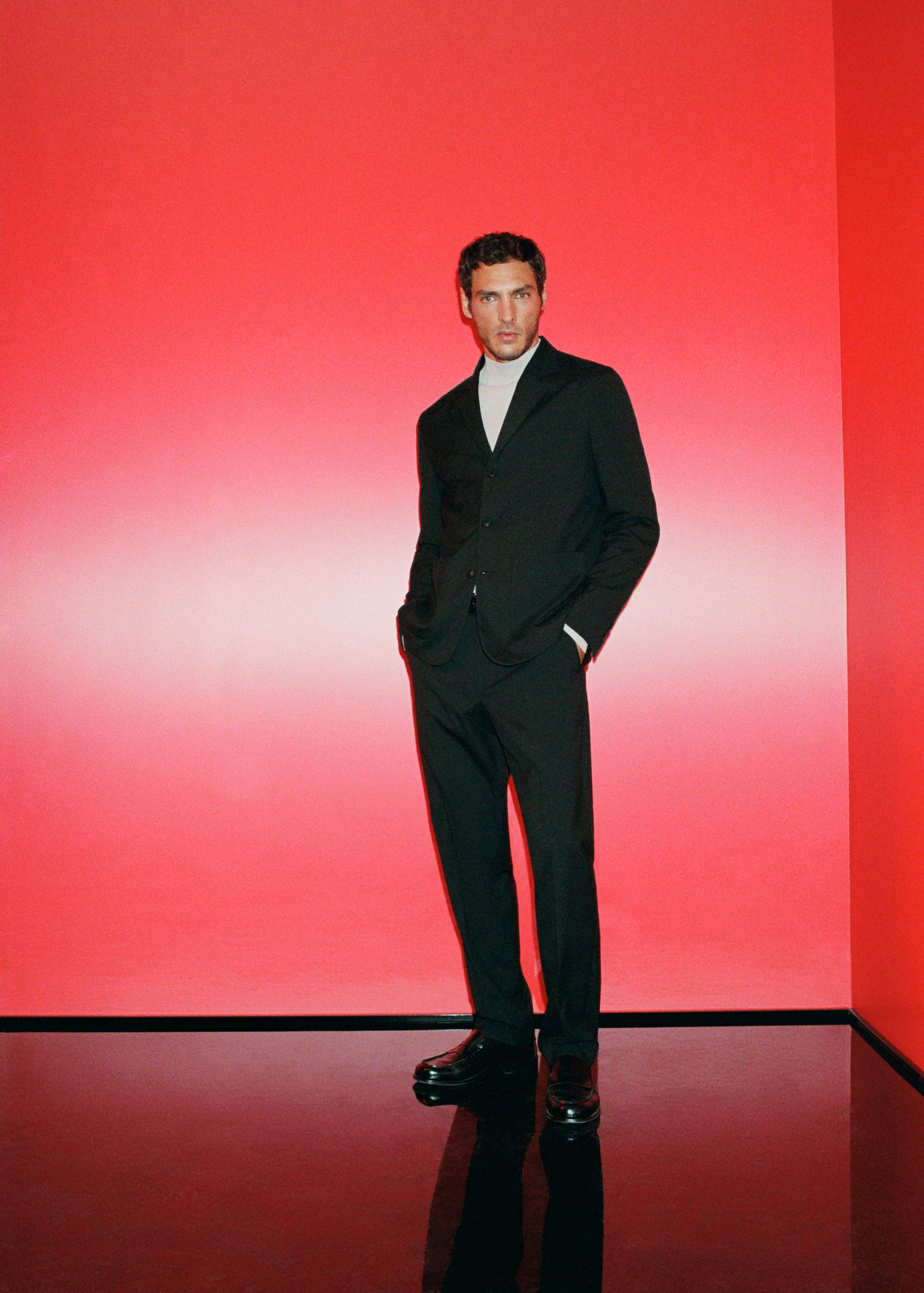 Straight-fit suit trousers - Details of the article 5