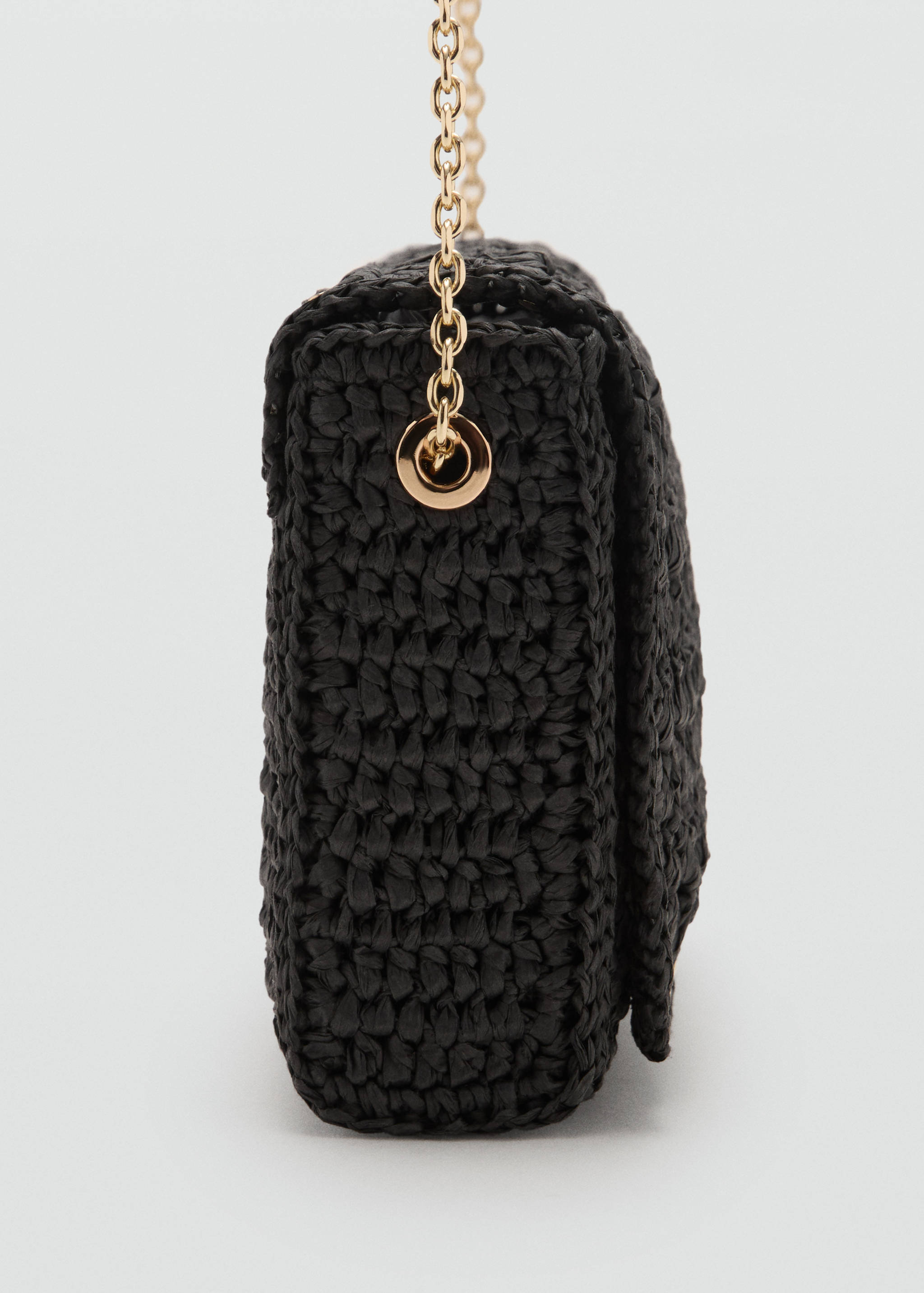 Sac bandoulière fibre naturelle à clous - Détail de l'article 1