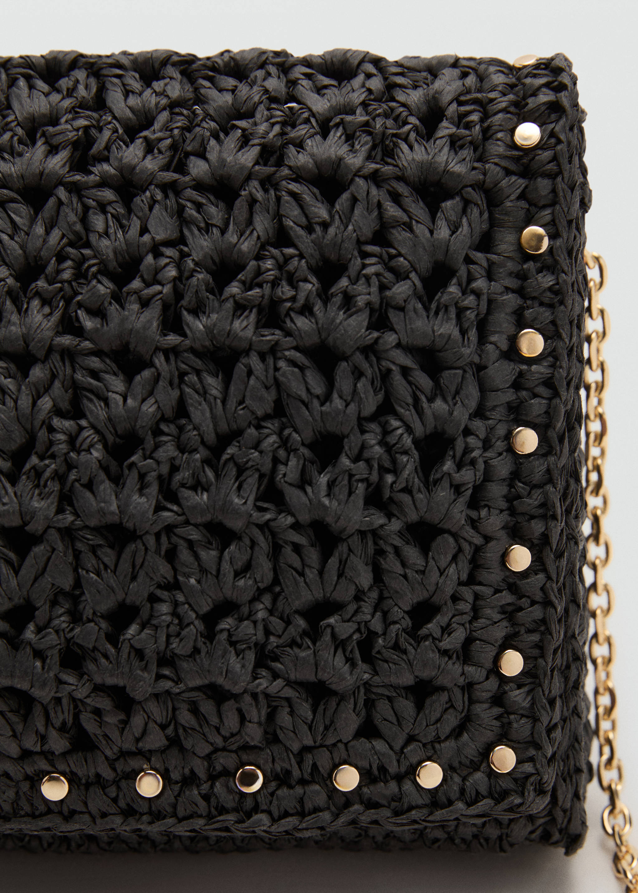 Sac bandoulière fibre naturelle à clous - Détail de l'article 2