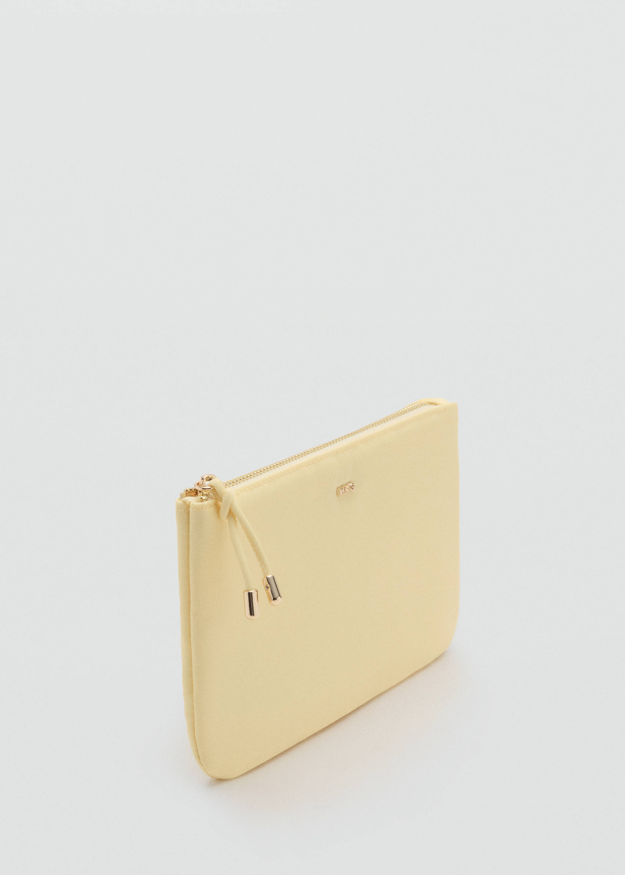 Zipped nylon cosmetics bag - Medium plane