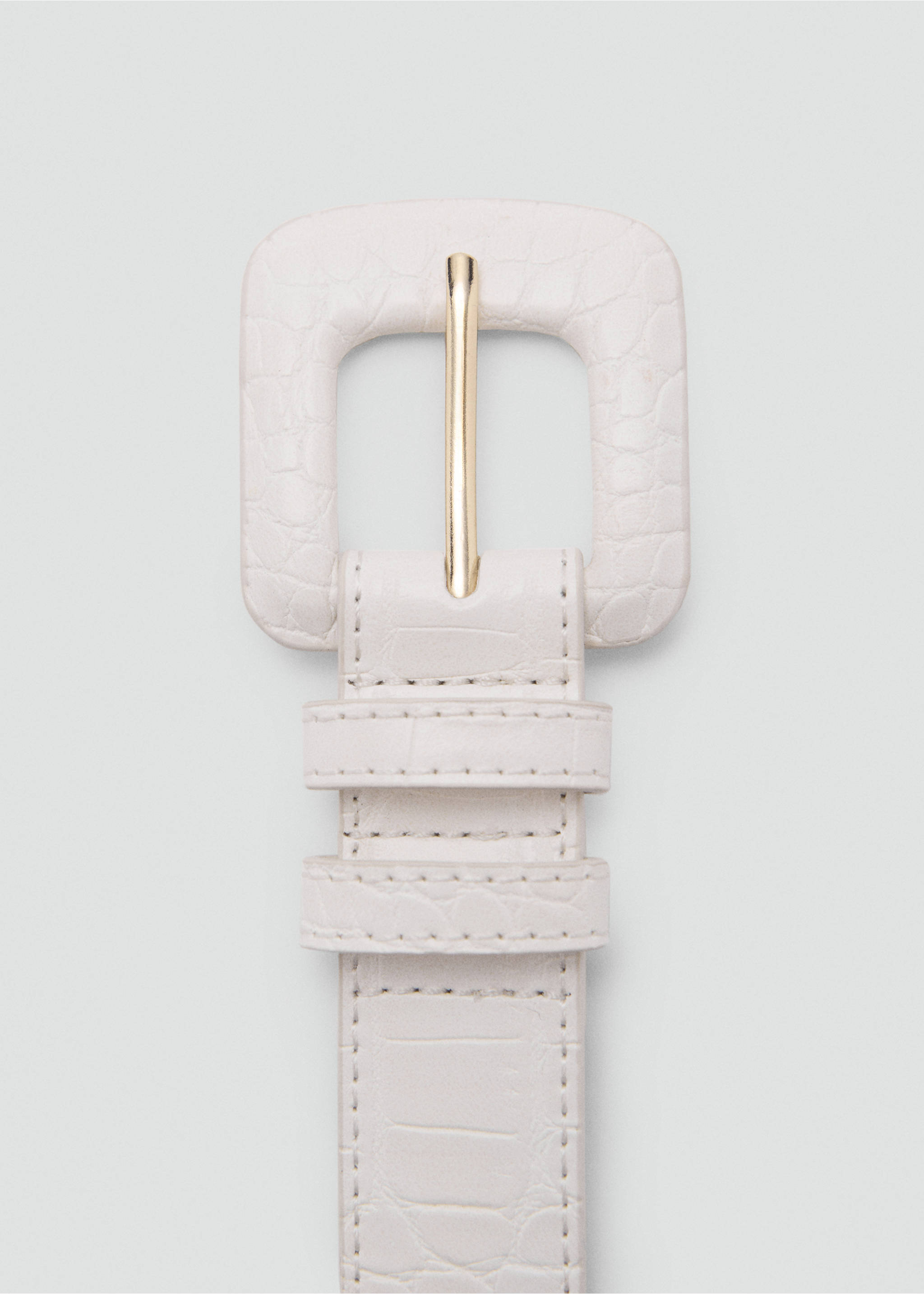 Cinto com efeito de crocodilo - Pormenor do artigo 1, Cru. Ref: 17051131-00.