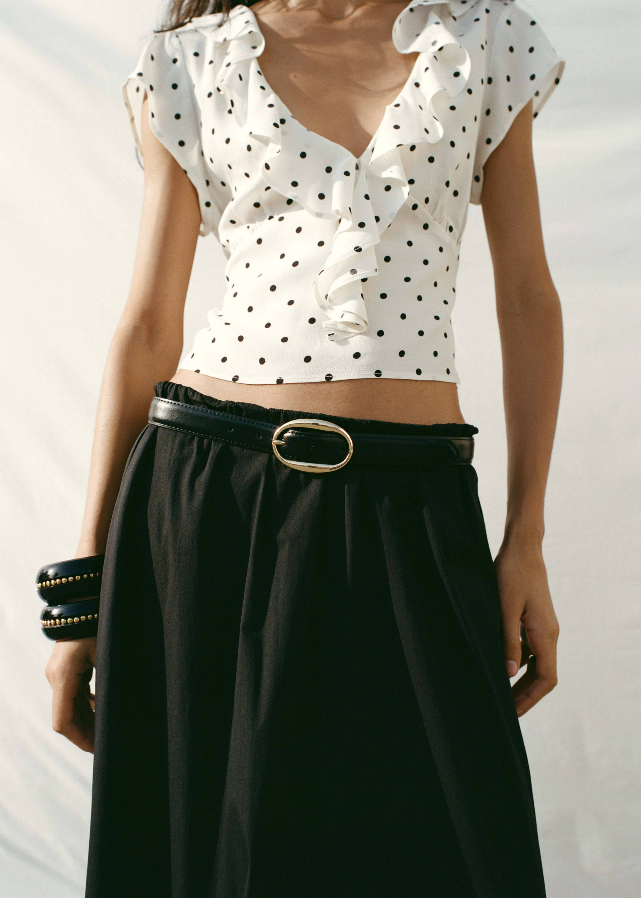 Ceinture boucle ovale - Plan général