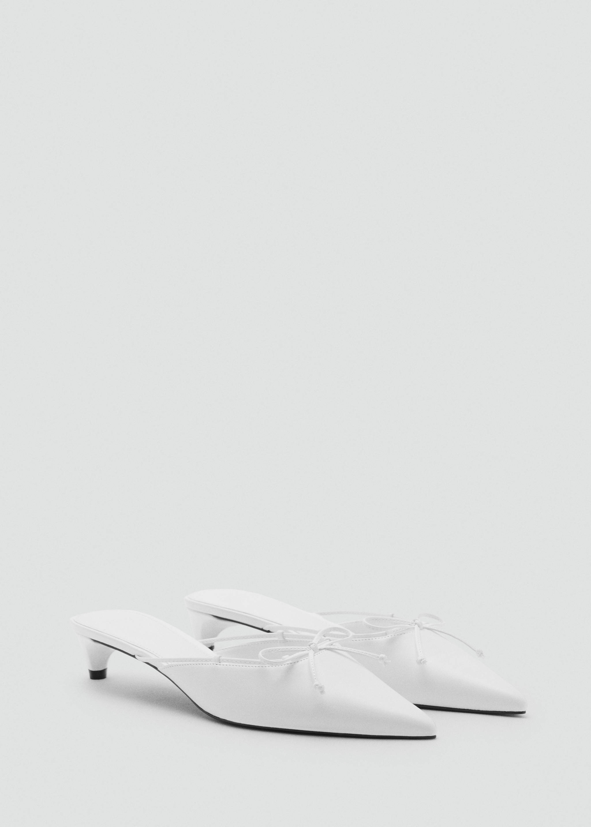 Kitten shoes with bow detail - Medium plane