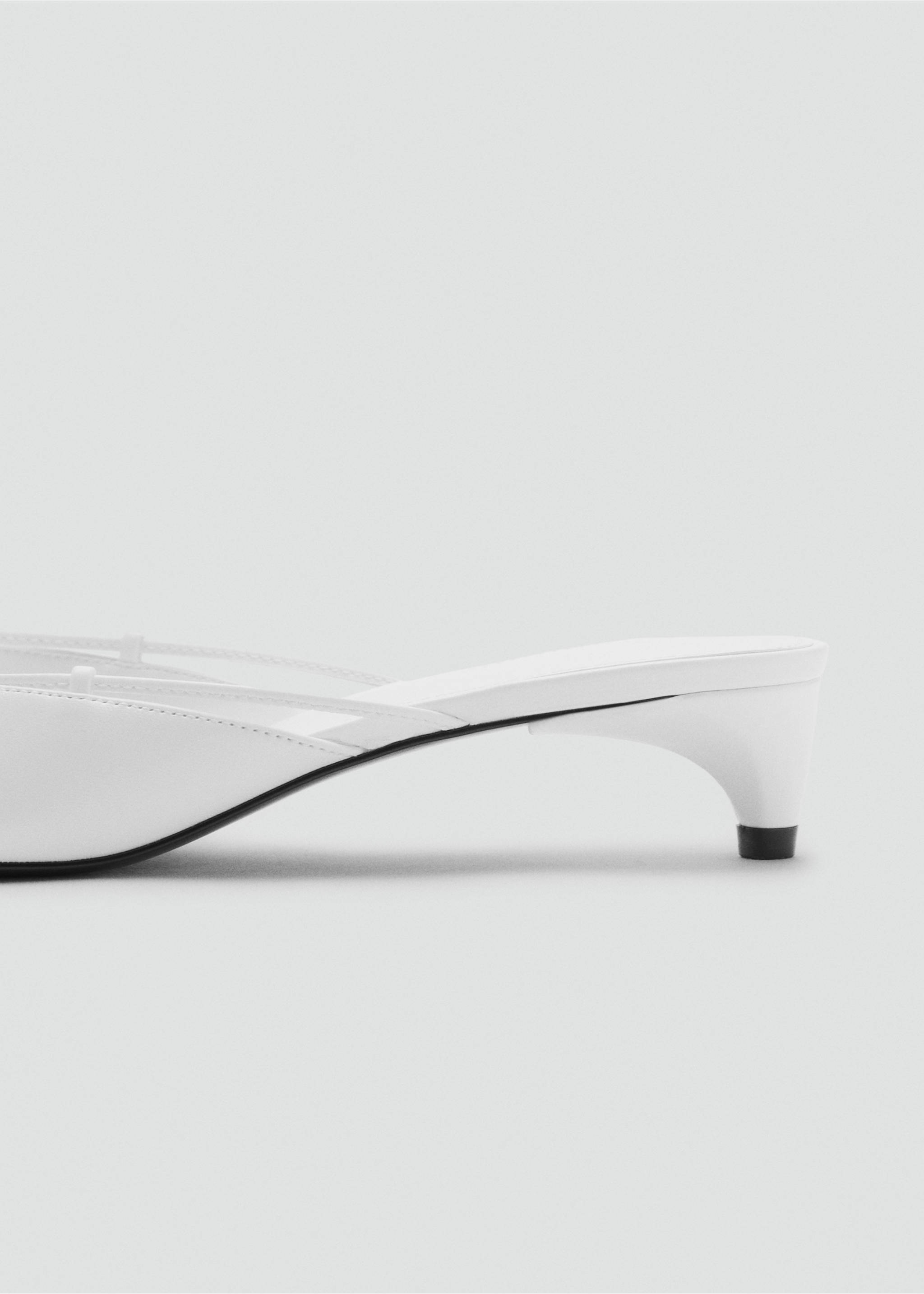 Kitten shoes with bow detail - Details of the article 1, White. Ref: 17051139-00.