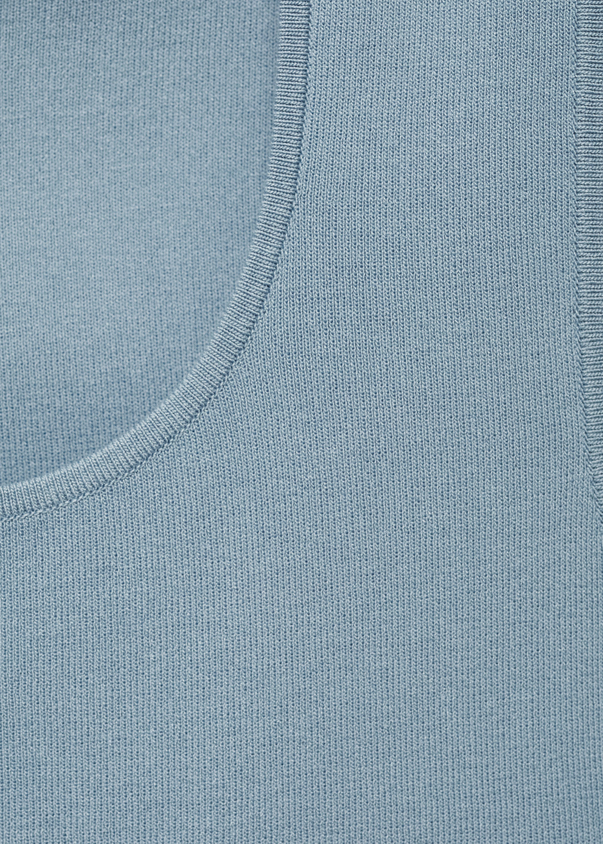 Haut décolleté court en maille - Détail de l'article 8