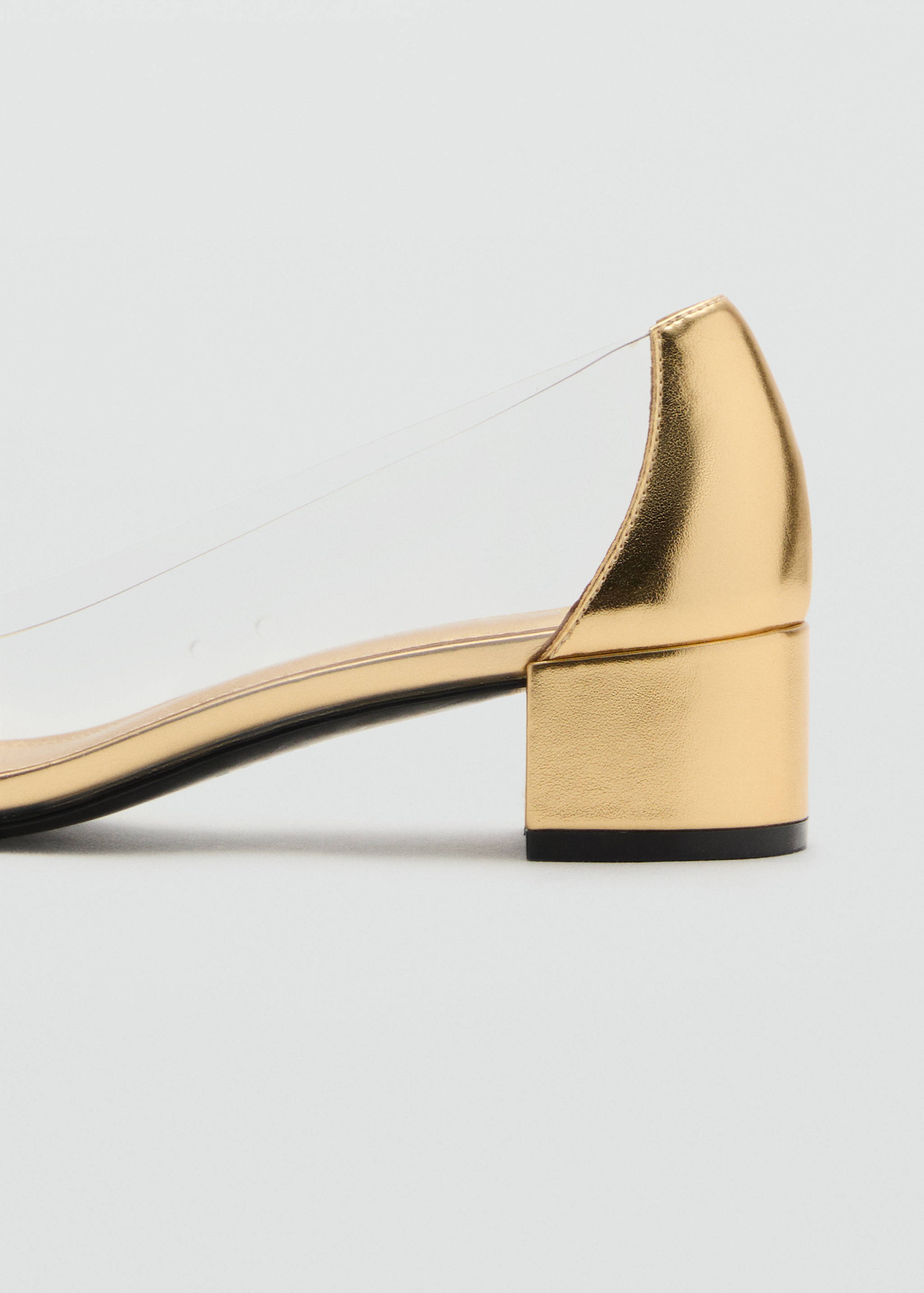 Combined vinyl heeled shoes - Details of the article 1