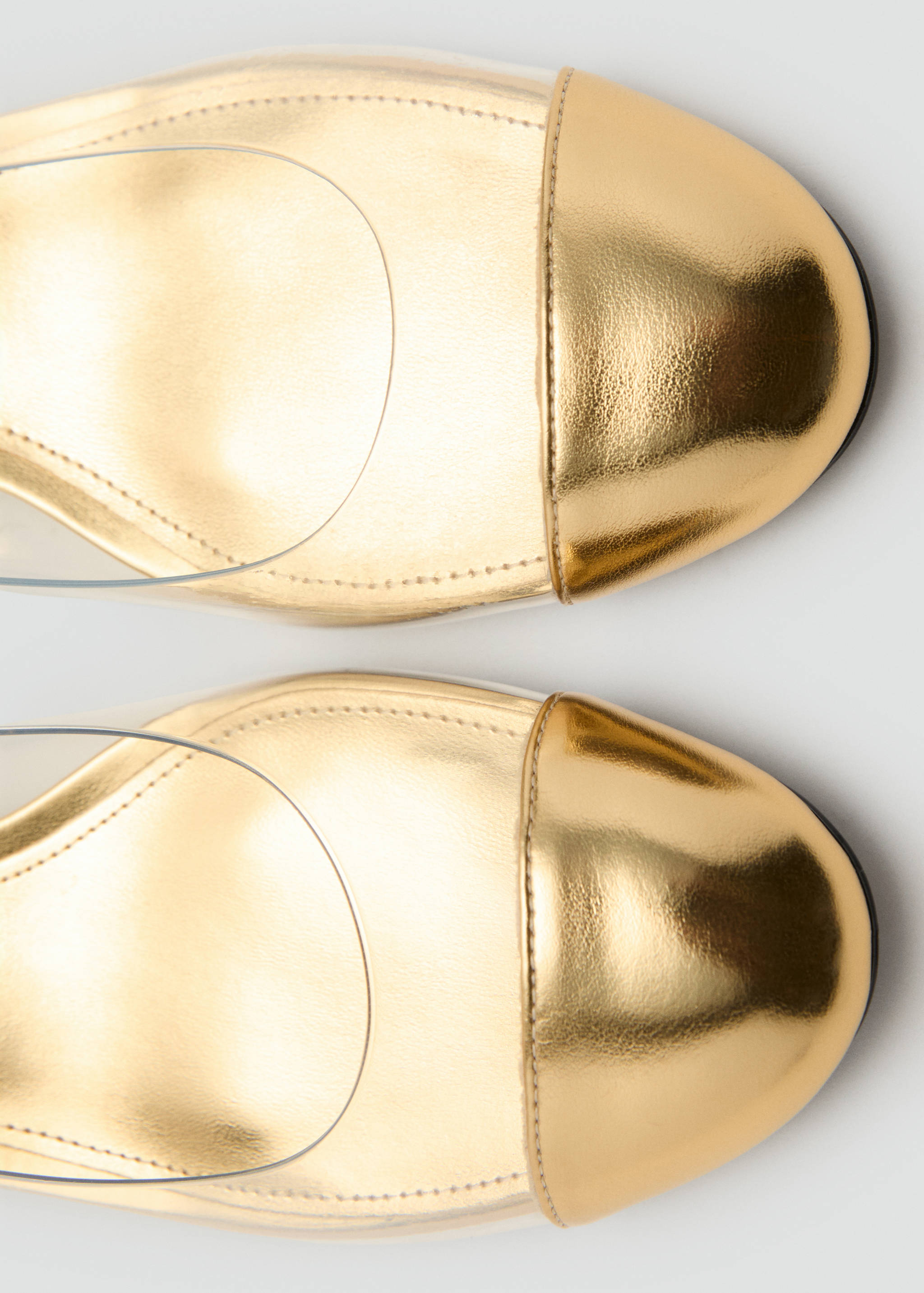 Combined vinyl heeled shoes - Details of the article 2