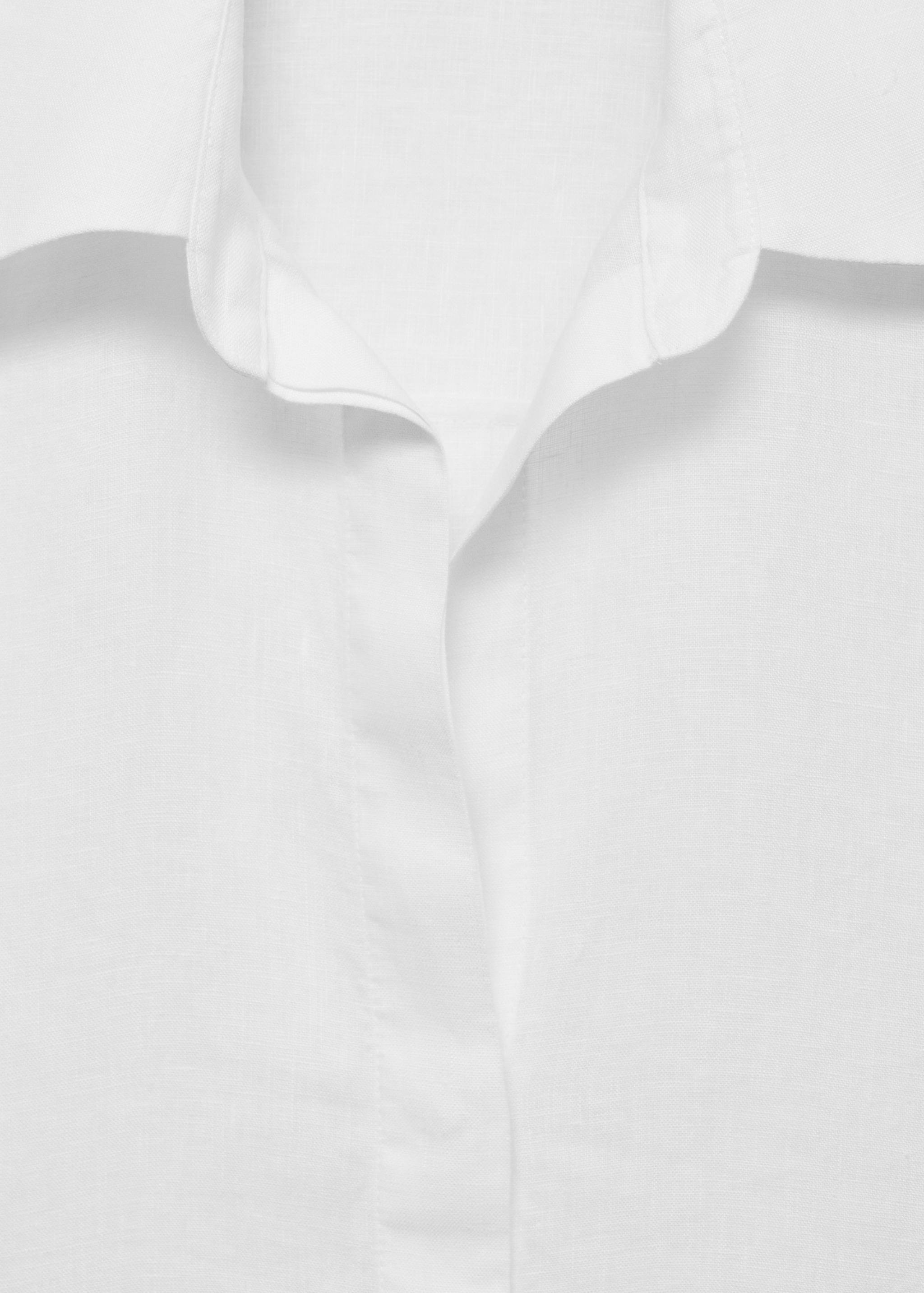 Linen oversized shirt - Details of the article 8