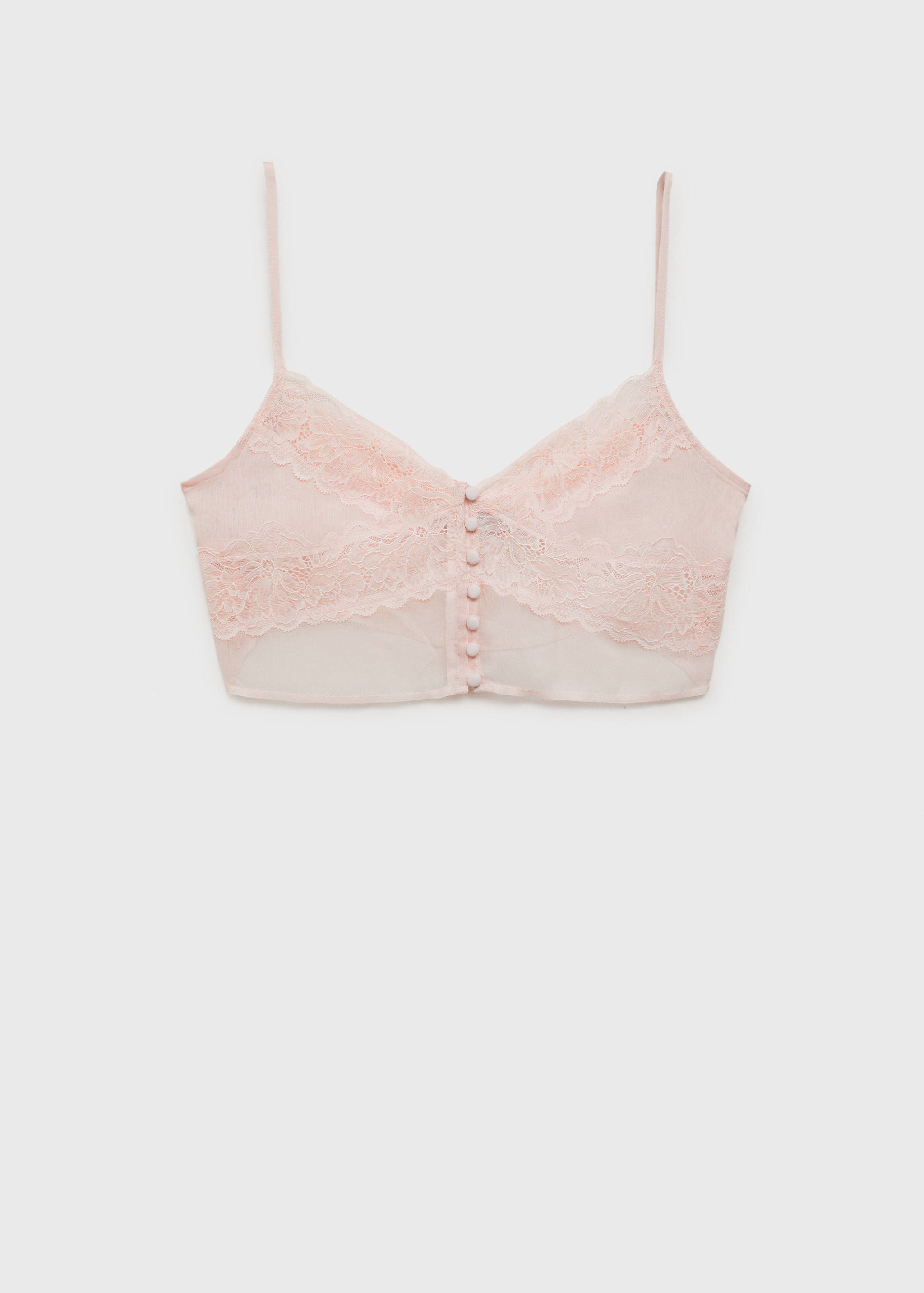 Lace crop top - Article without model