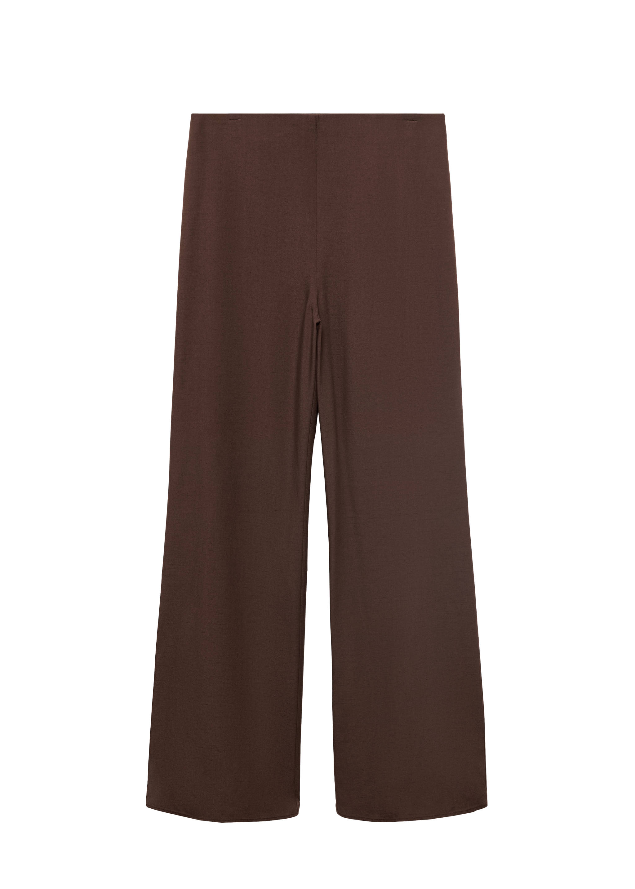 Straight-fit suit trousers - Details of the article 7, Brown. Ref: 17051153-00.