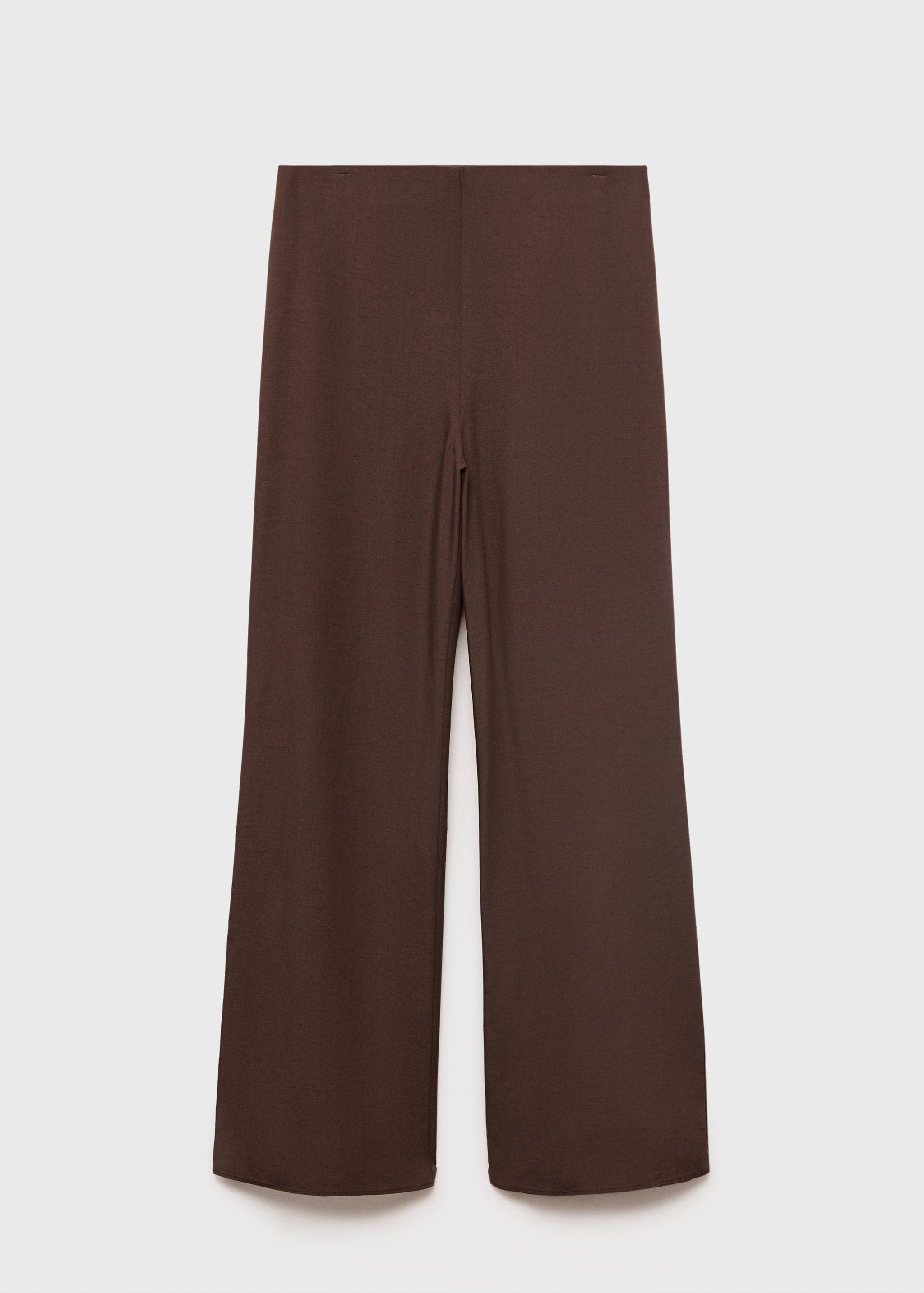 Straight-fit suit trousers - Article without model, Brown. Ref: 17051153-00.