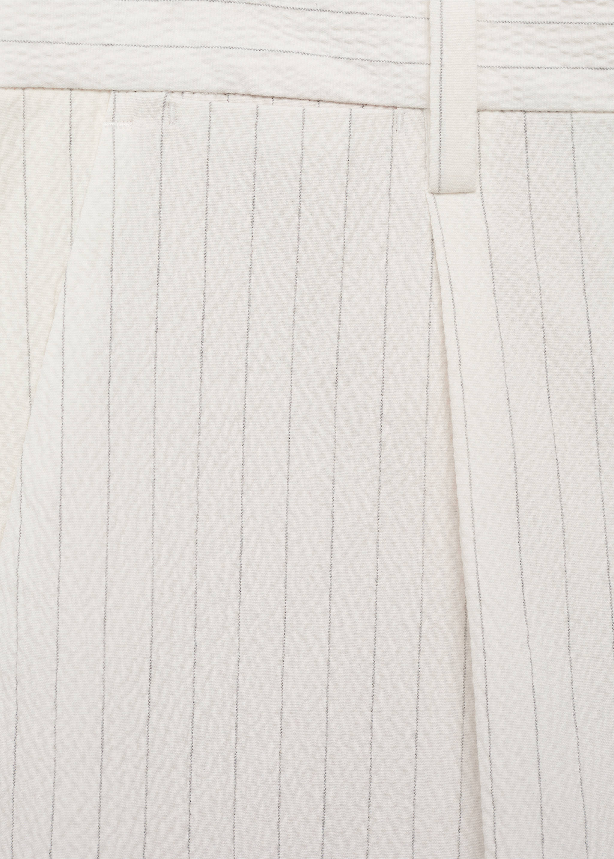 Bermuda slim-fit chino coton - Détail de l'article 0, Blanc cassé. Ref: 17051162-00.