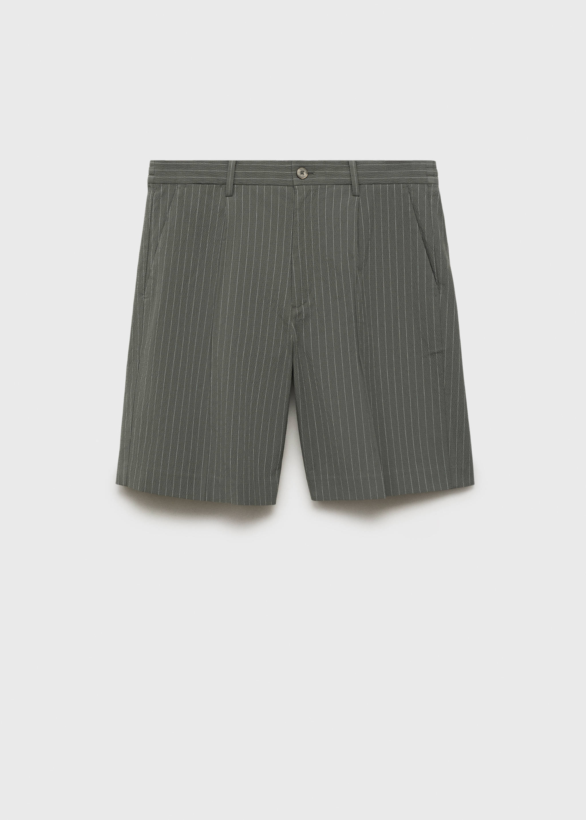 Slim-fit chino cotton bermuda shorts - Article without model