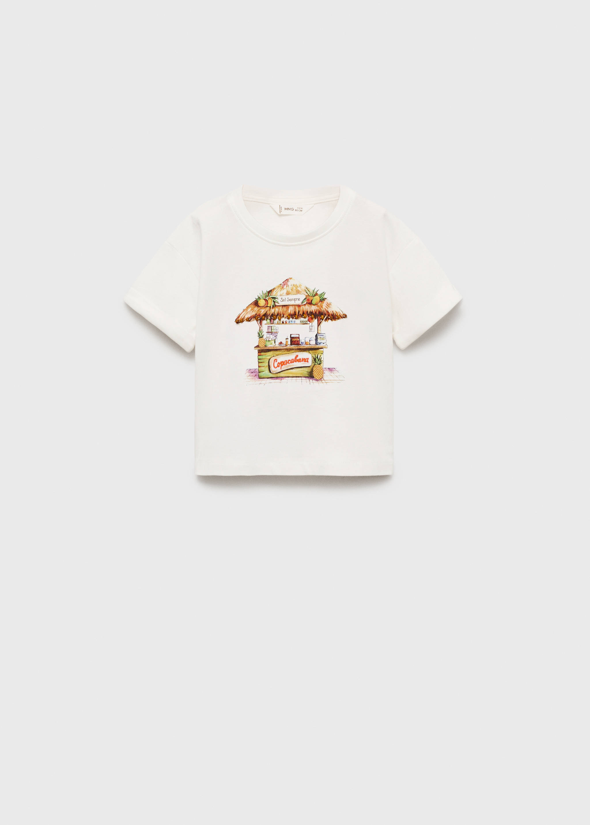 Tropical print T-shirt - Article without model