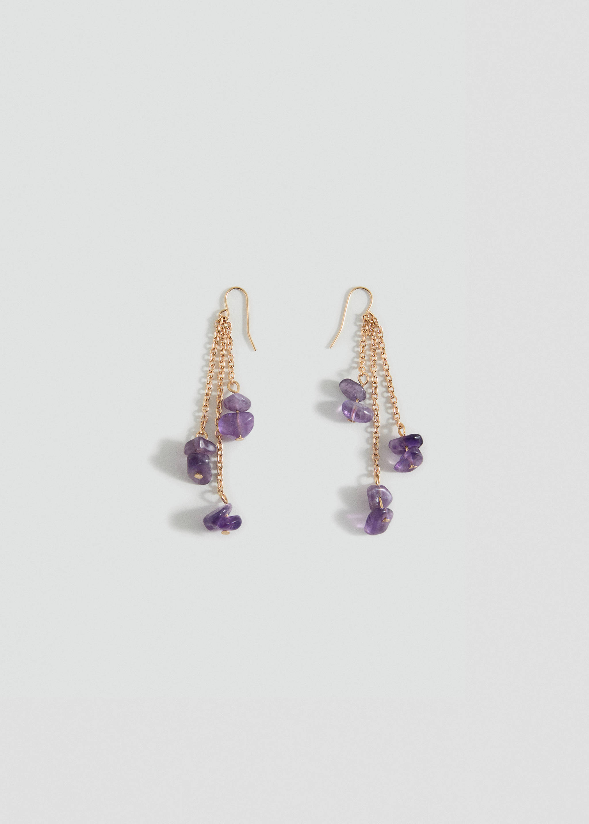 Boucles d'oreilles pendantes pierres - Article sans modèle
