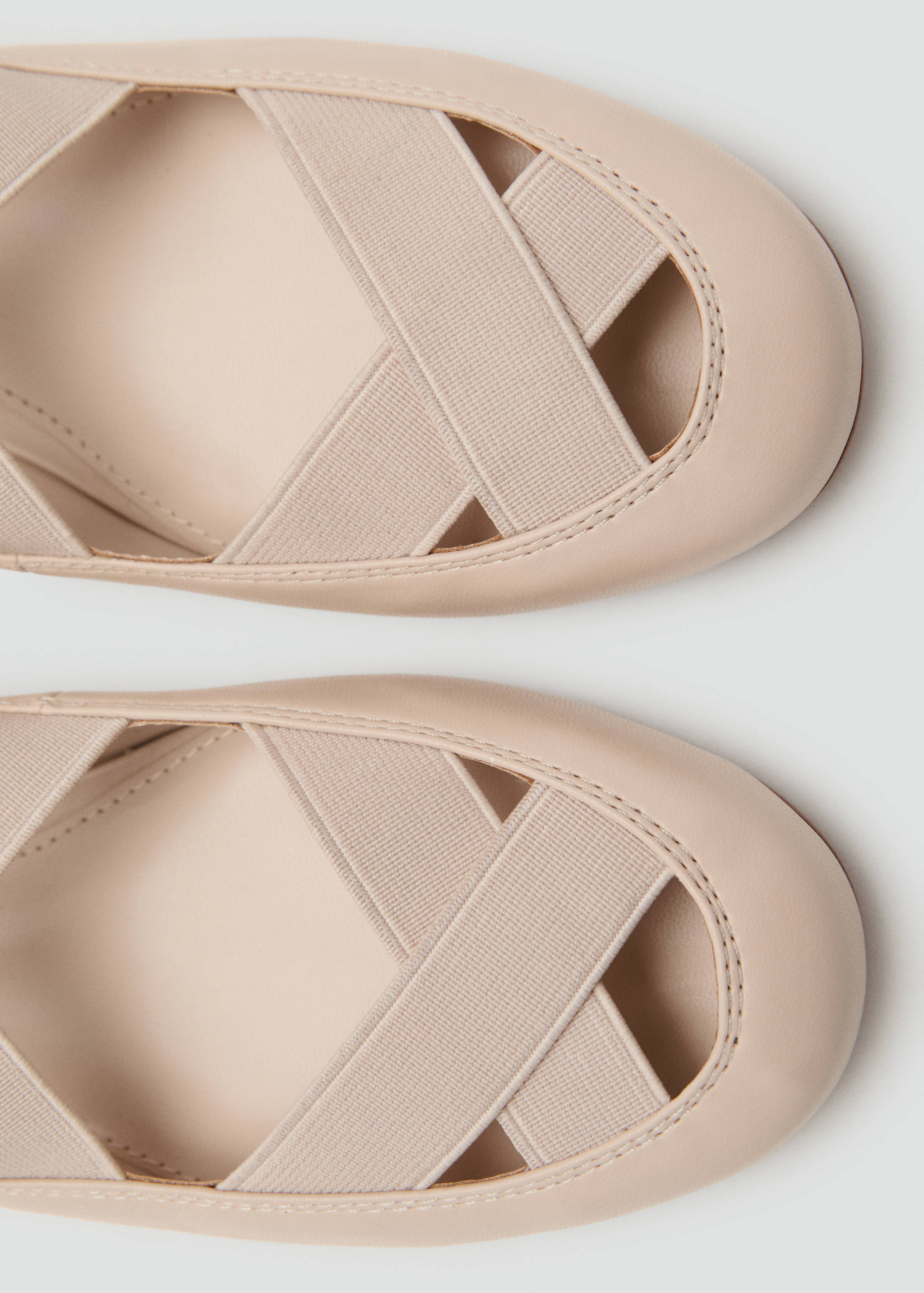 Criss-cross strap ballet flats - Details of the article 2