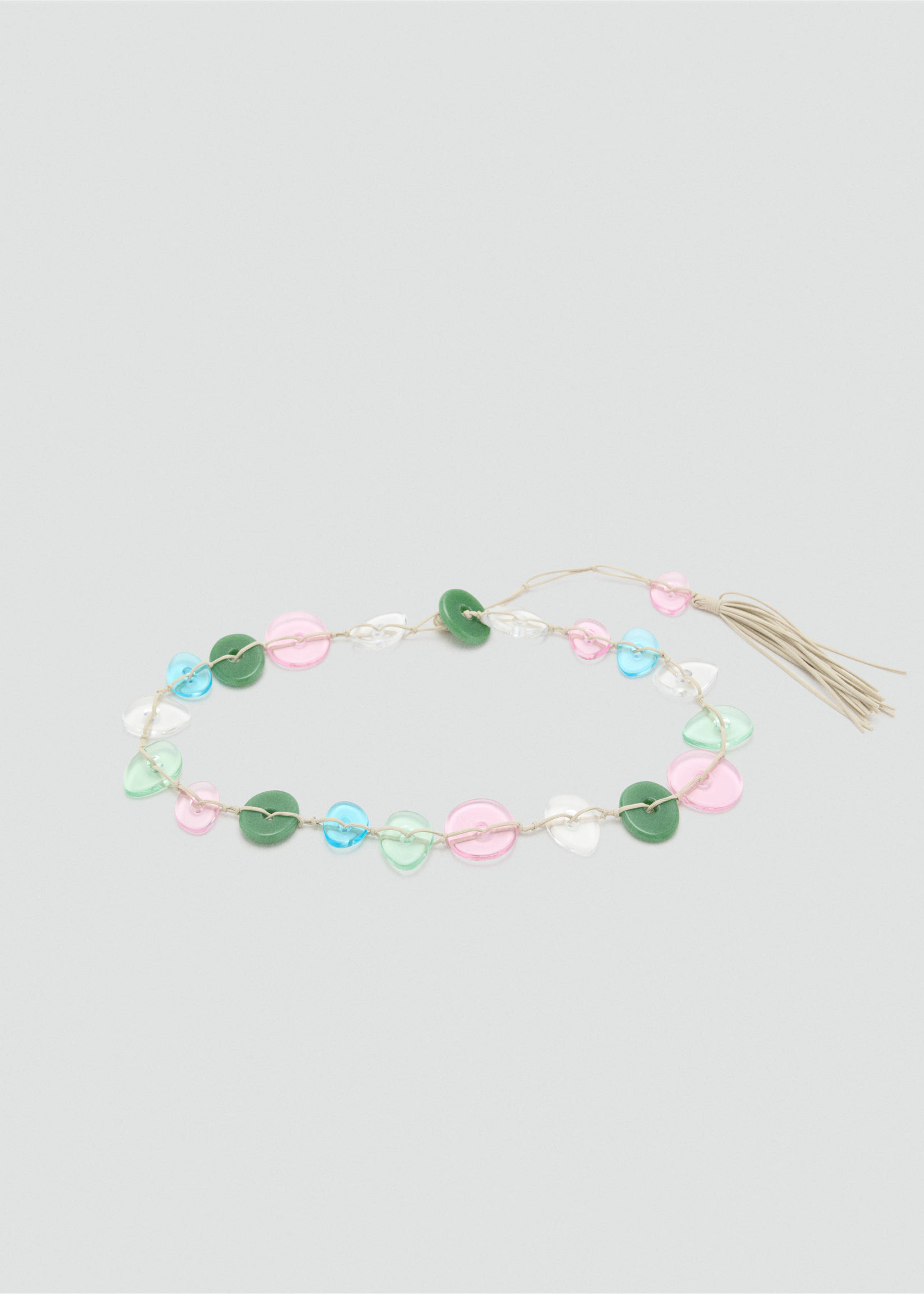 Cinto combinado corrente - Artigo sem modelo, Cru. Ref: 17051174-00.