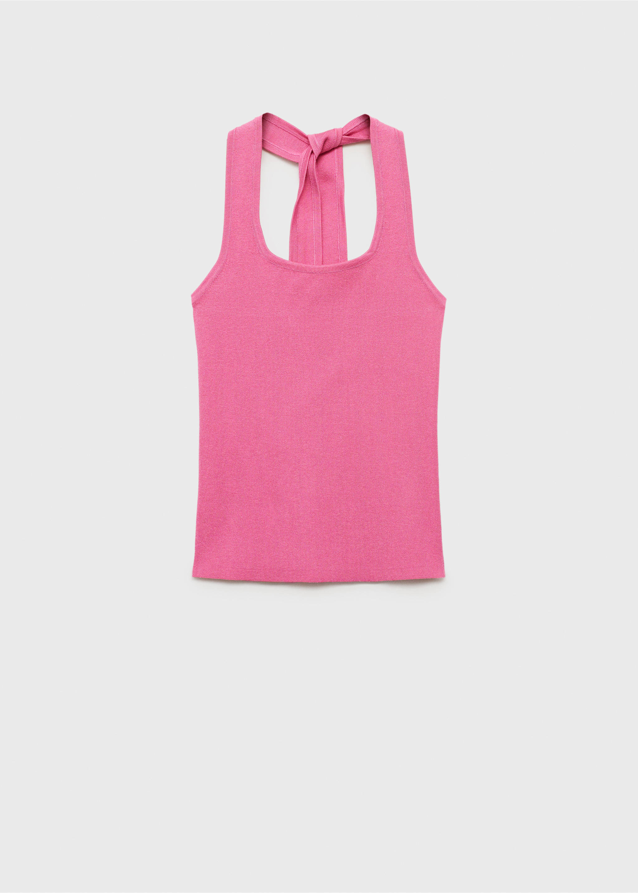 Knit halter top - Article without model, Pink. Ref: 17051176-00.