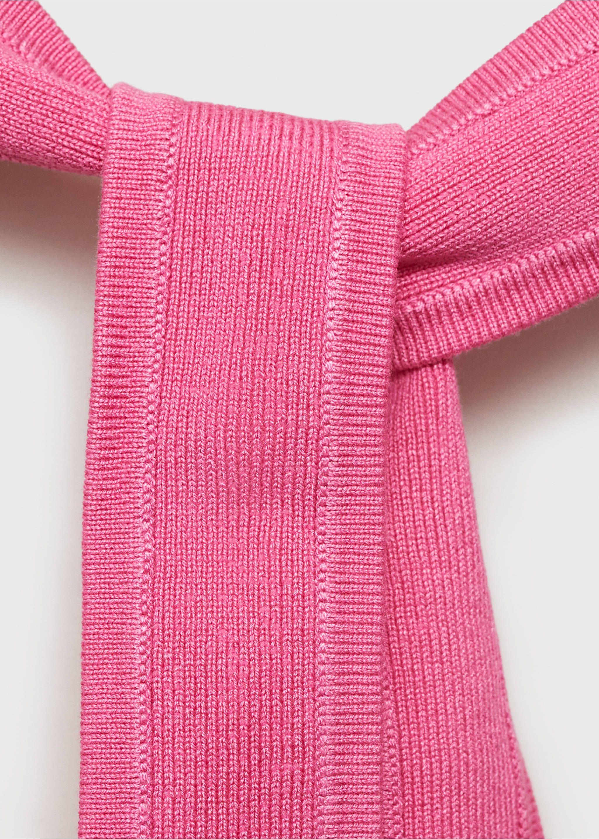 Knit halter top - Details of the article 0, Pink. Ref: 17051176-00.