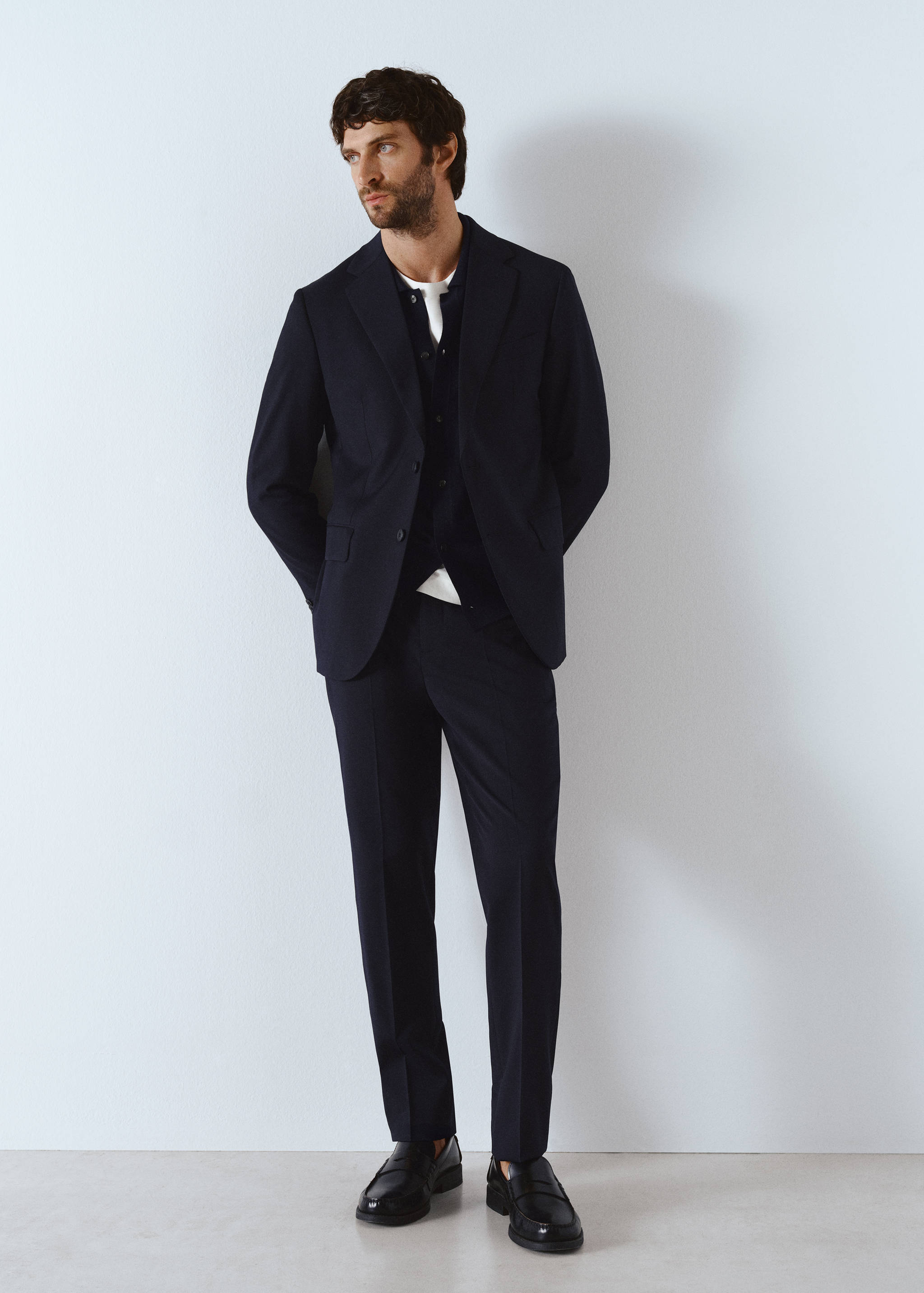 Turin 100% virgin wool suit trousers - Details of the article 5