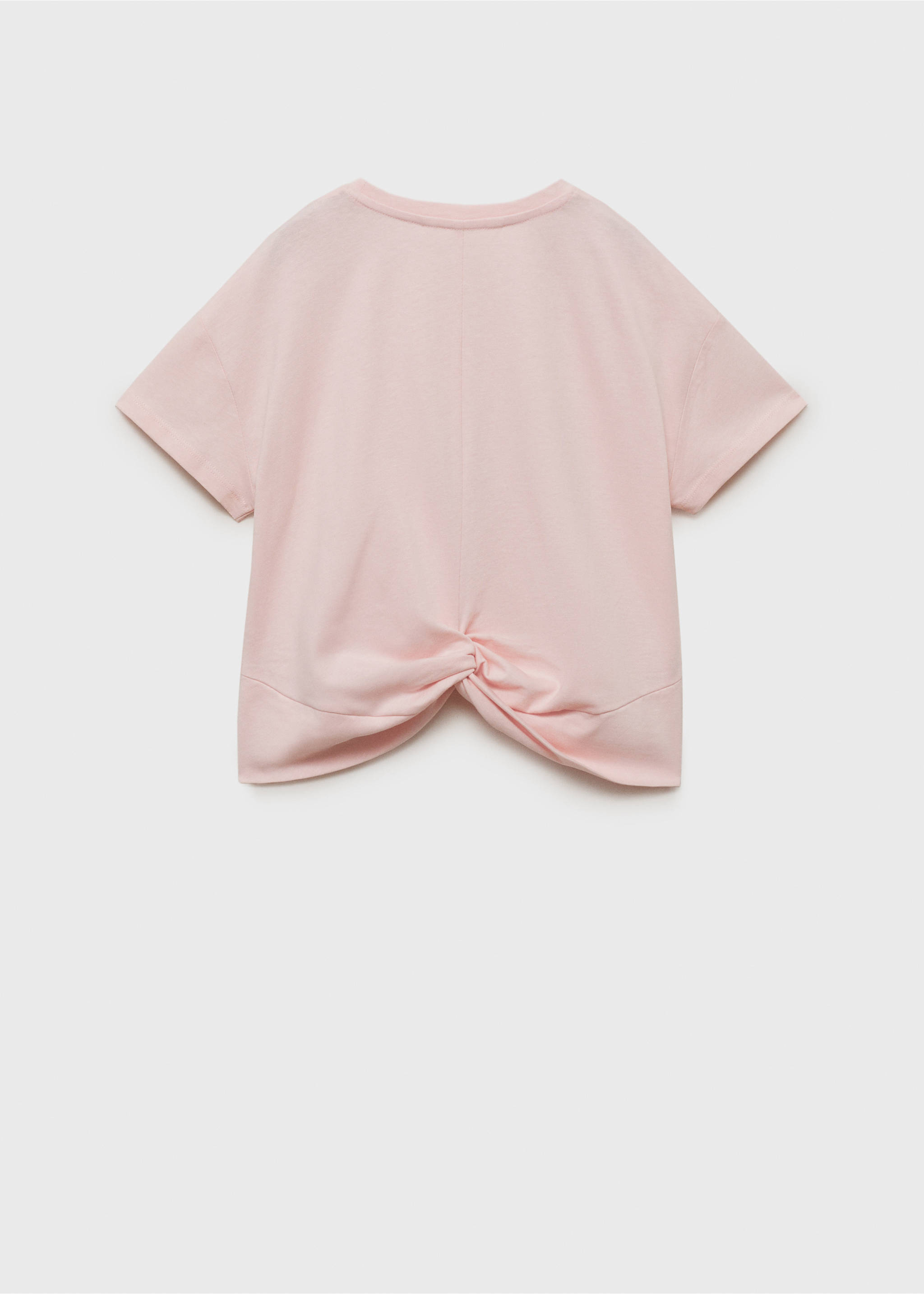 T-shirt estampada de manda curta - Verso do artigo, Rosa. Ref: 17051180-00.