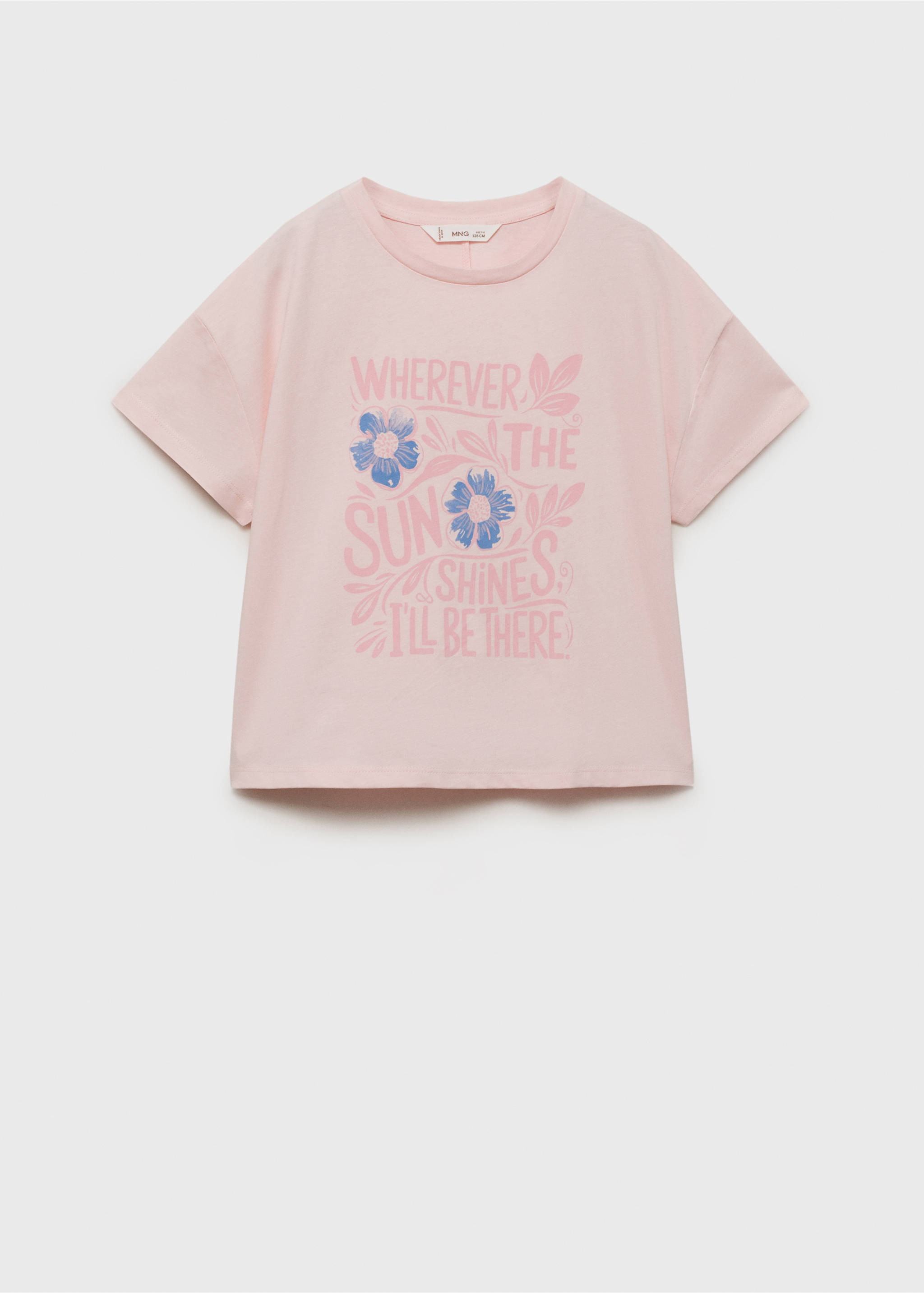 T-shirt estampada de manda curta - Artigo sem modelo, Rosa. Ref: 17051180-00.