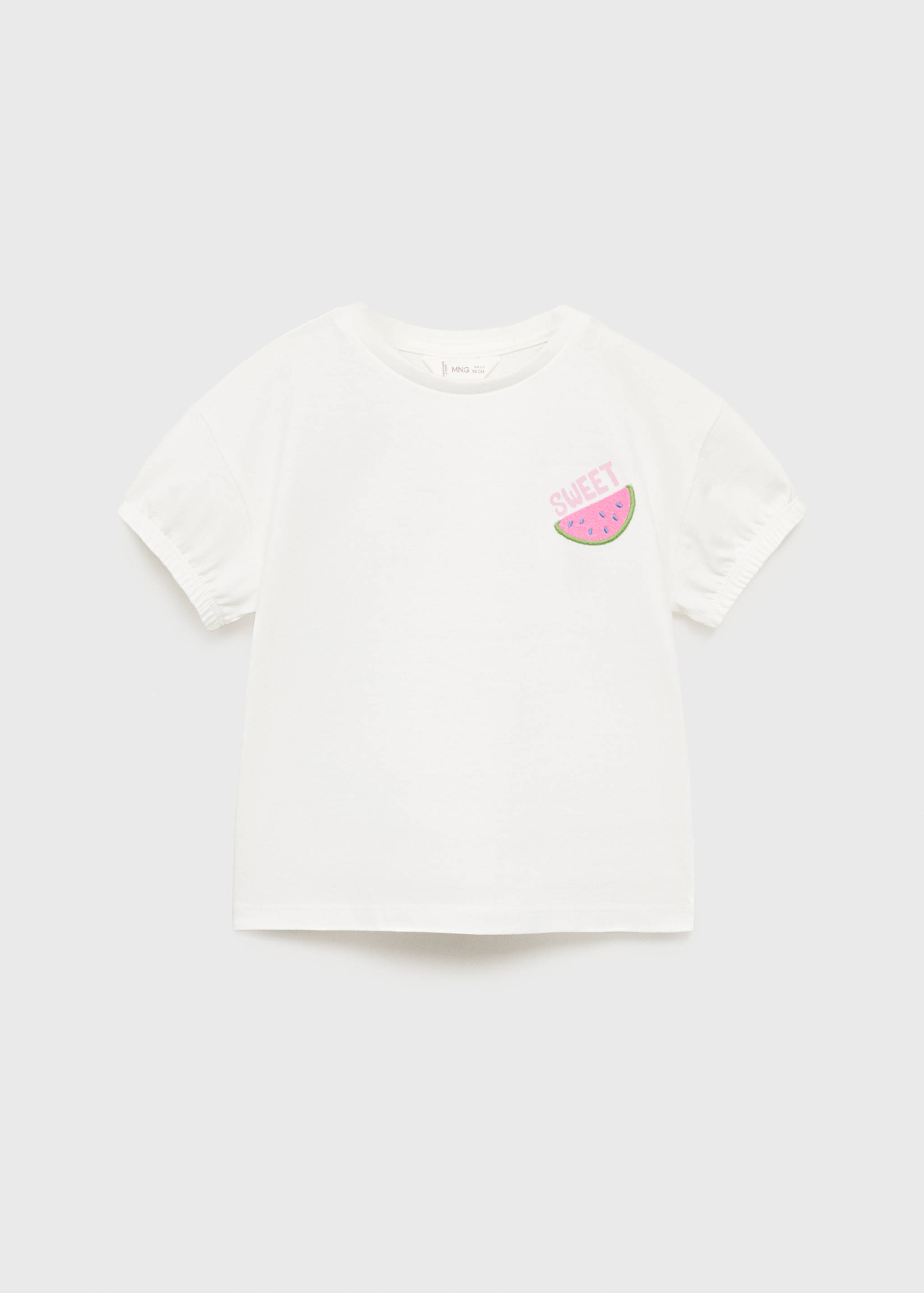 T-shirt brodé imprimé - Article sans modèle