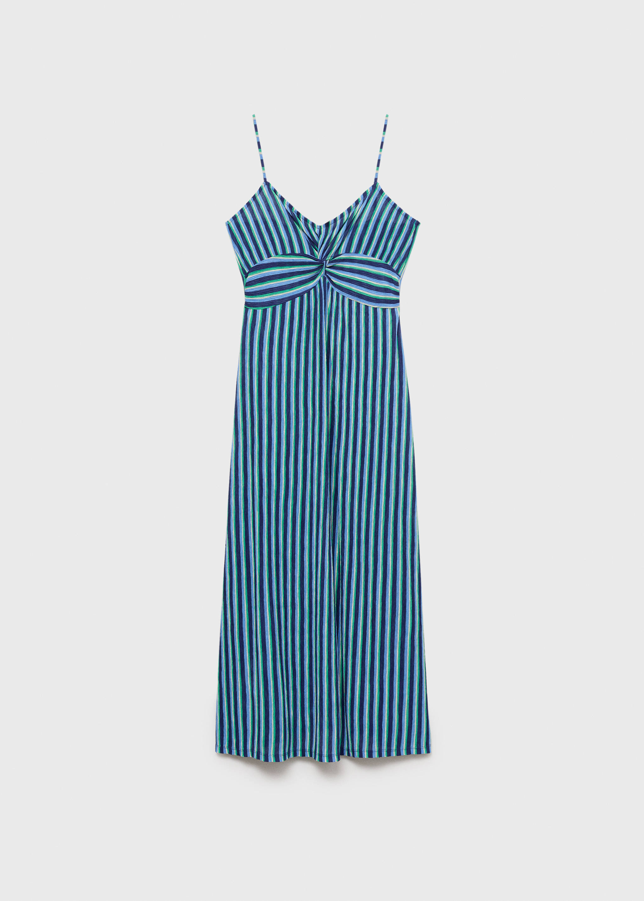 Vestido fruncido rayas - Artículo sin modelo