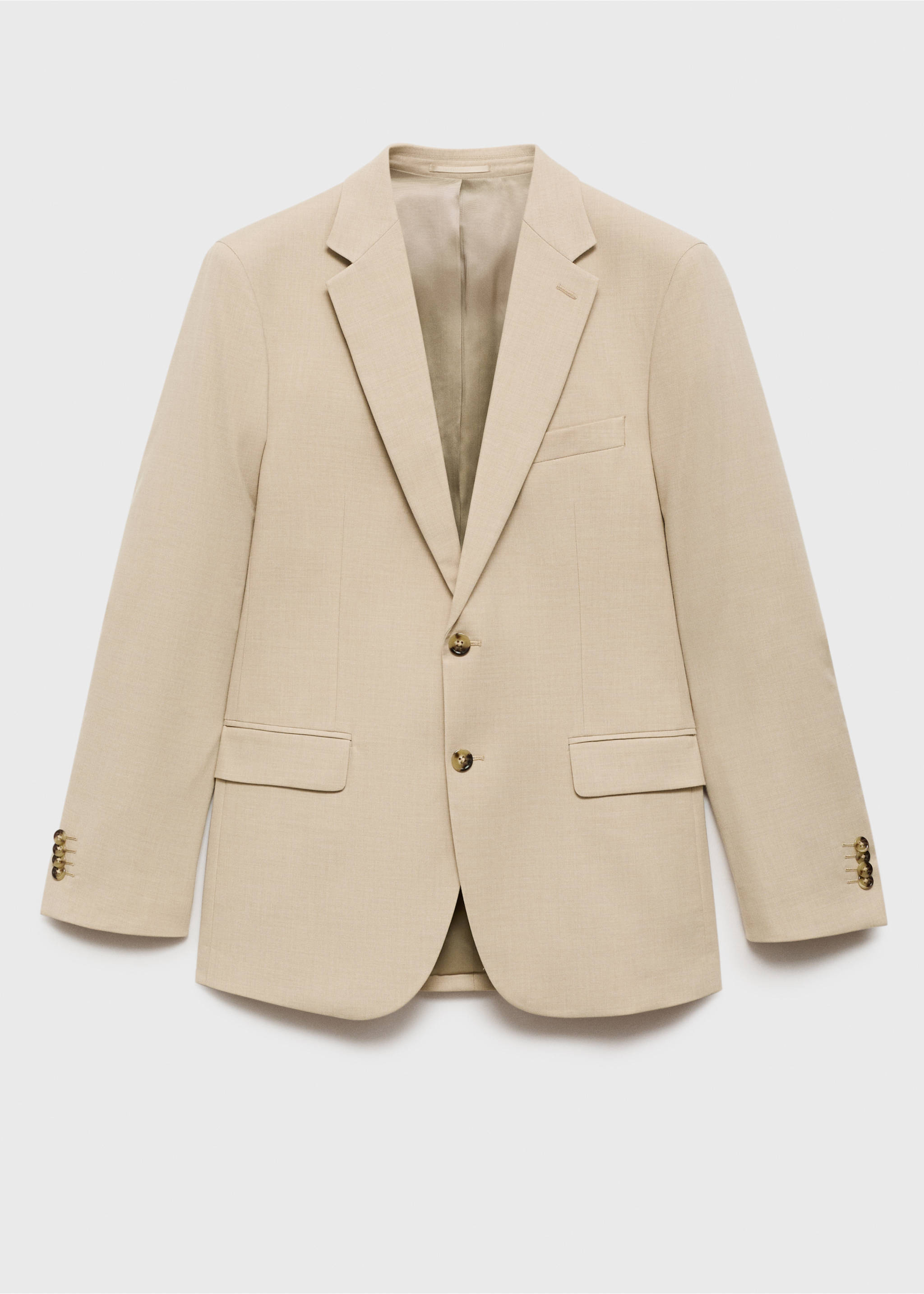 Veste costume Milán slim-fit - Article sans modèle, Beige. Ref: 17051190-00.