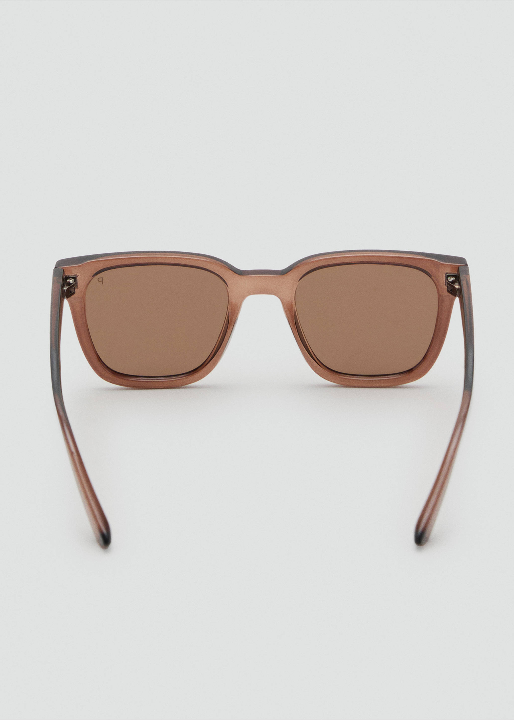 Lunettes de soleil monture rectangulaire - Détail de l'article 1, Chocolat. Ref: 17051195-00.