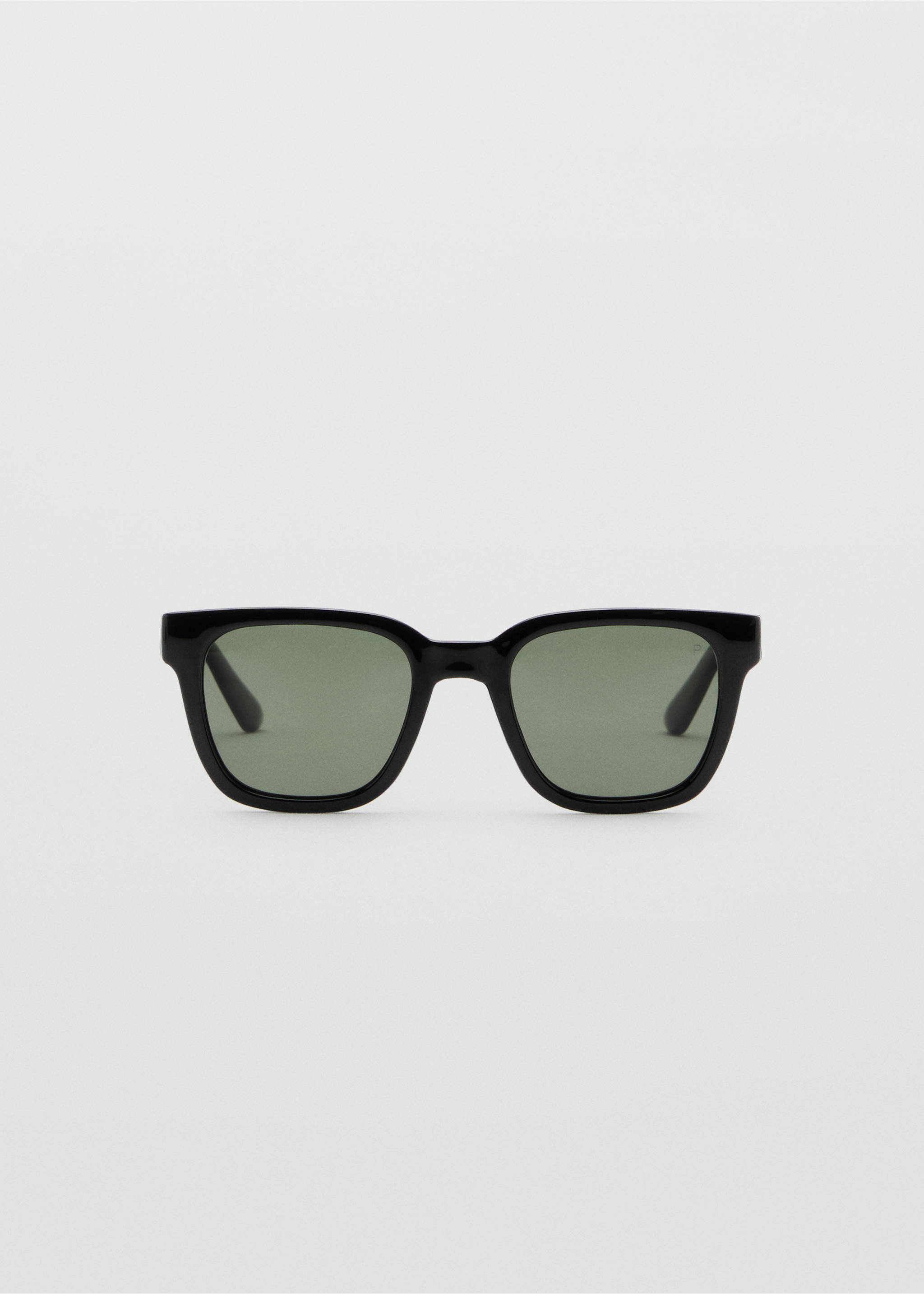 Rectangular-frame sunglasses - Article without model, Black. Ref: 17051195-00.