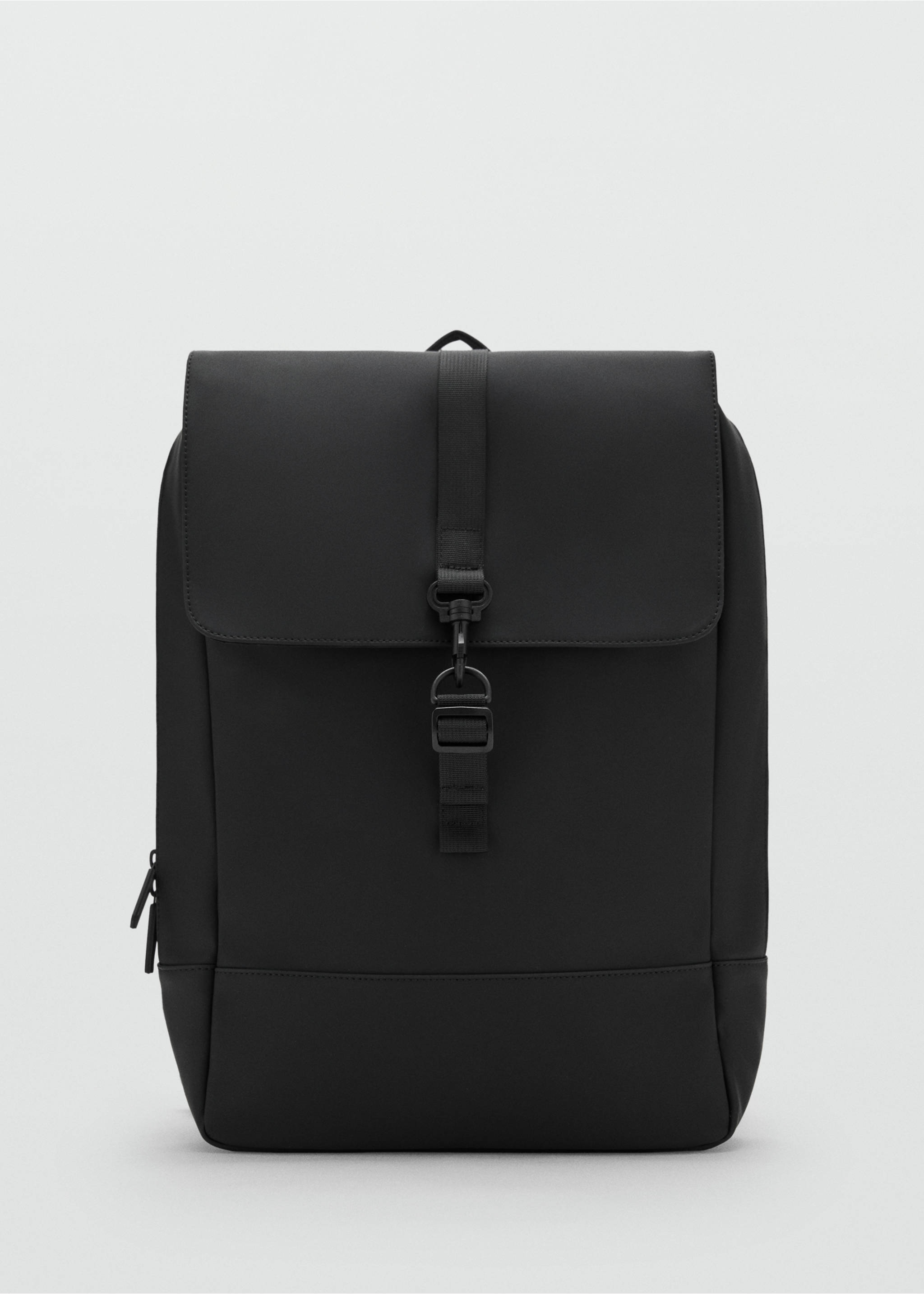 Mochila revestida de borracha - Artigo sem modelo, Preto. Ref: 17051201-00.