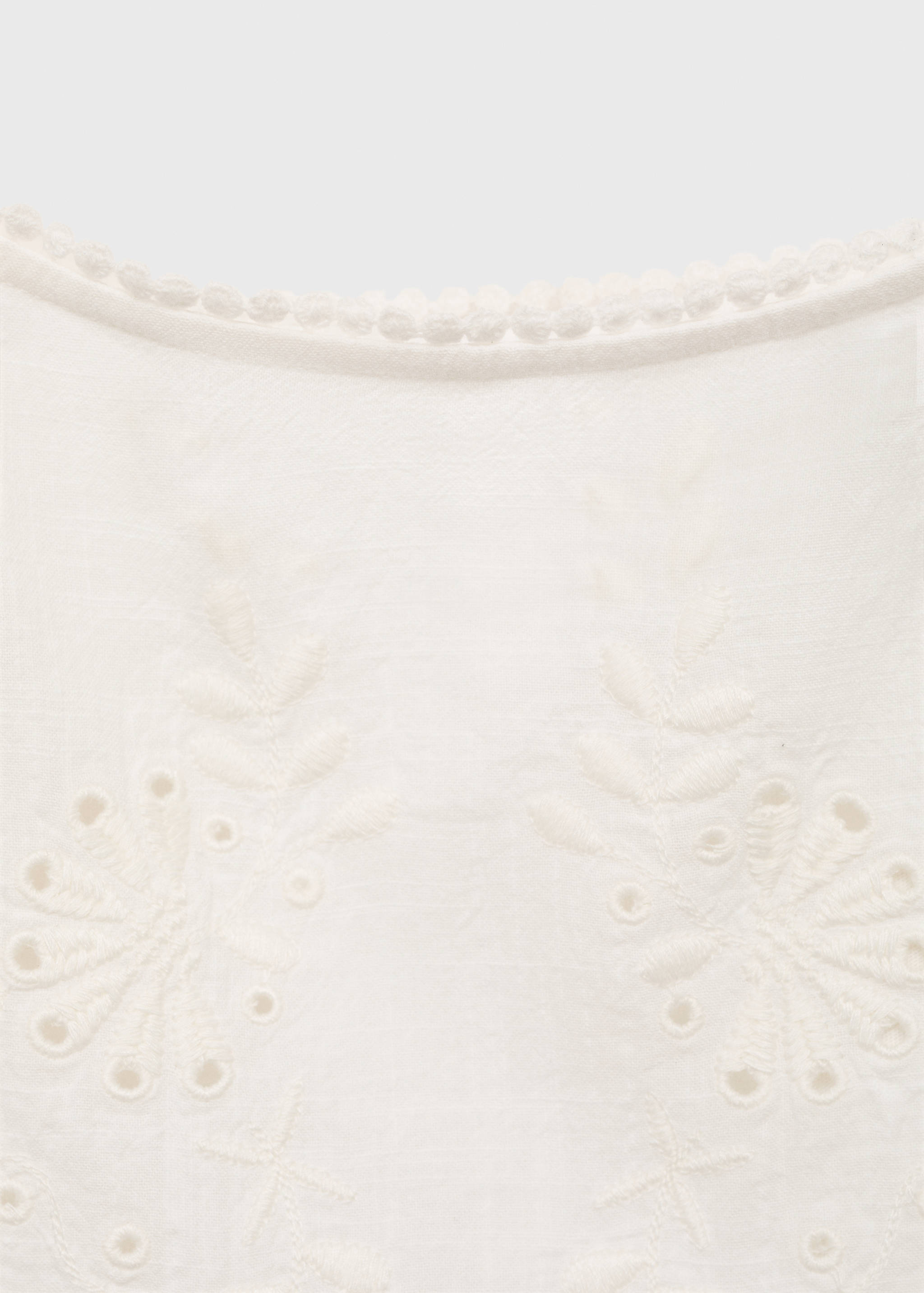 Haut brodé en dentelle rapportée - Détail de l'article 8
