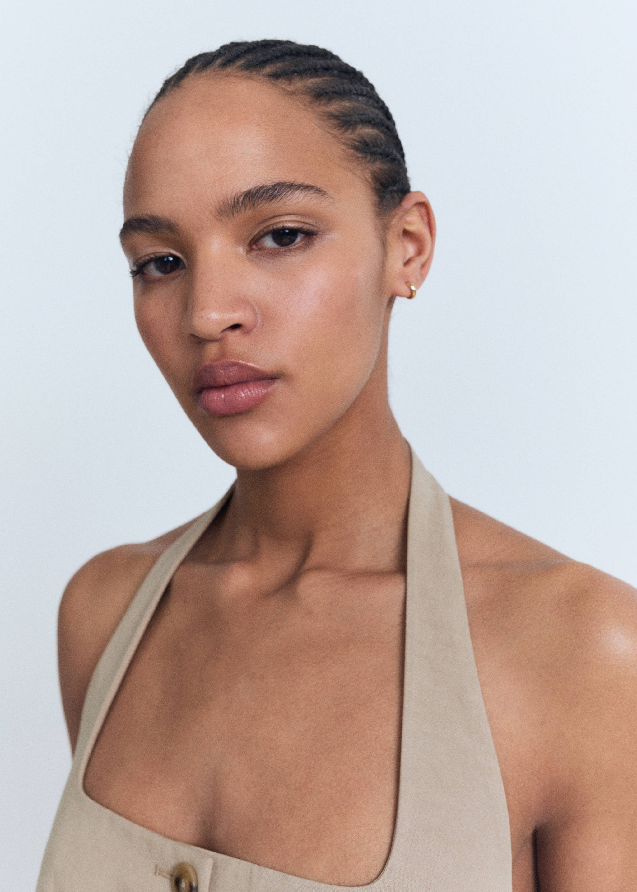 Gilet de costume lin mélangé - Détail de l'article 1